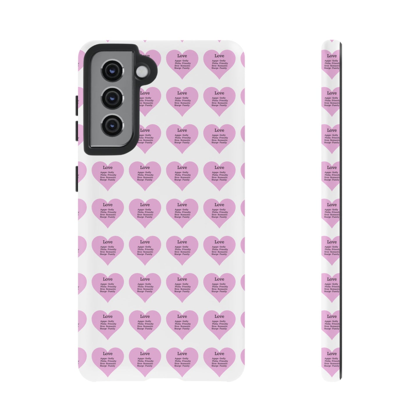 Hearts-A-Flutter Phone Case (Samsung)(White)