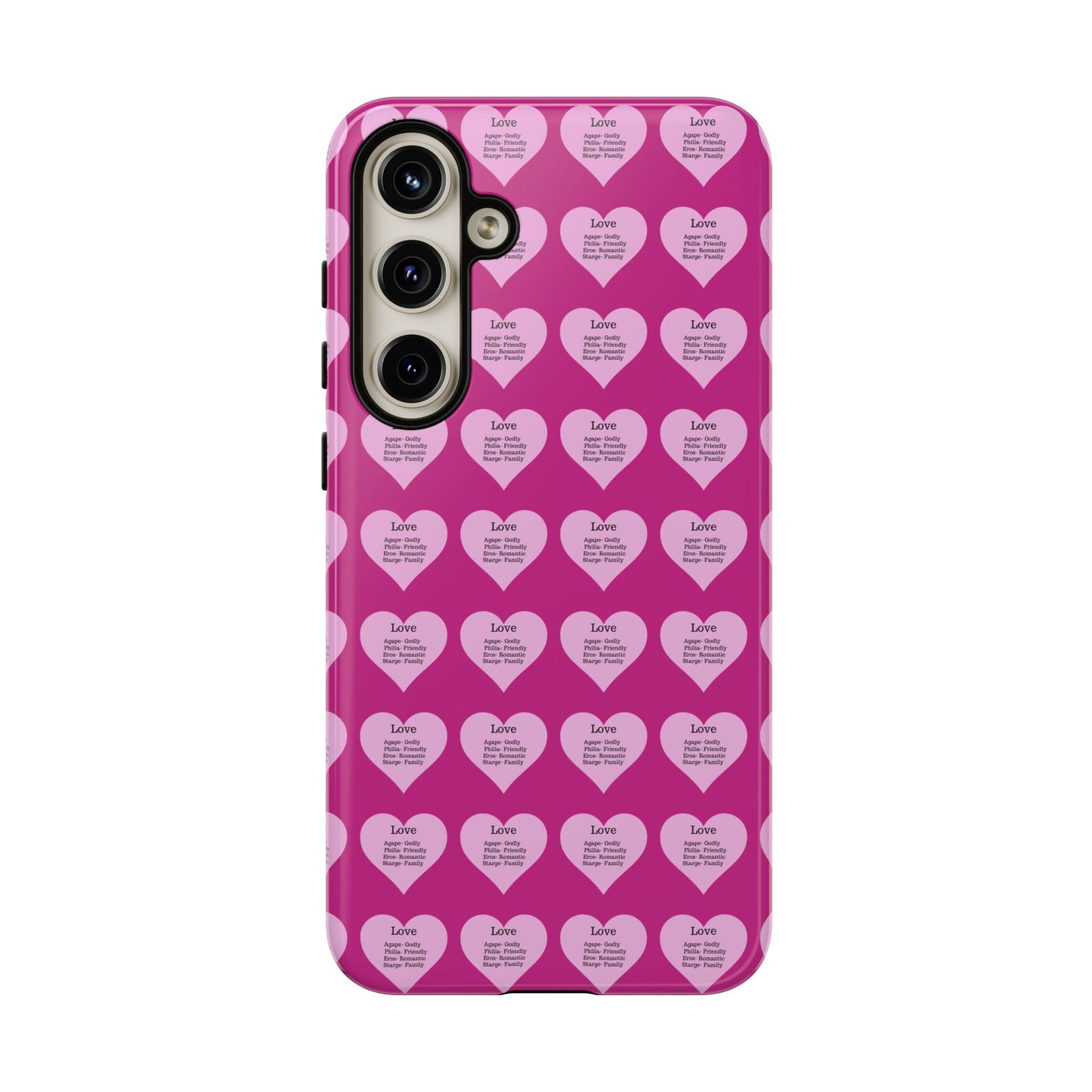 Hearts-A-Flutter Phone Case (Samsung)(Pink)