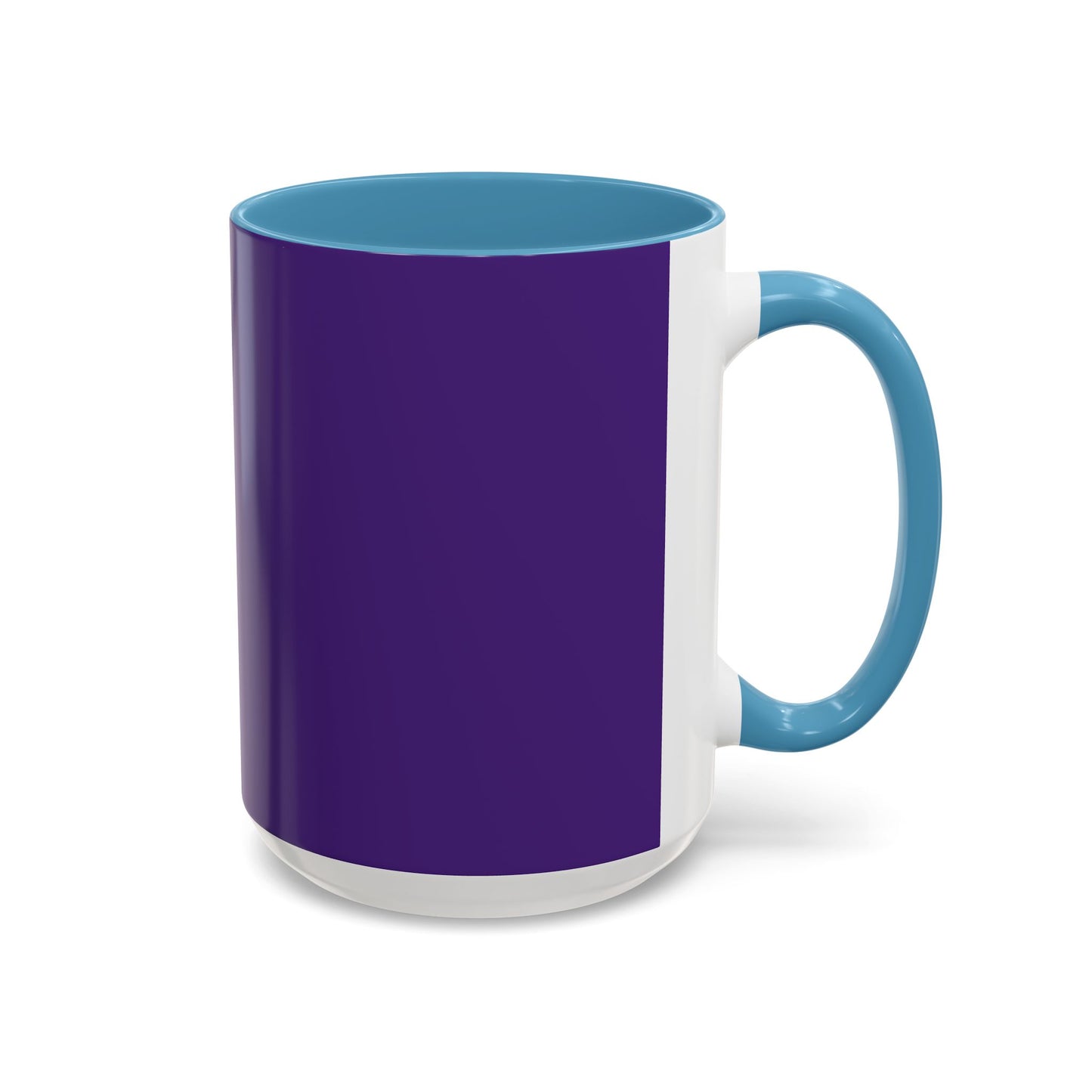 Charming Heart Accent Coffee Mug (Purple)