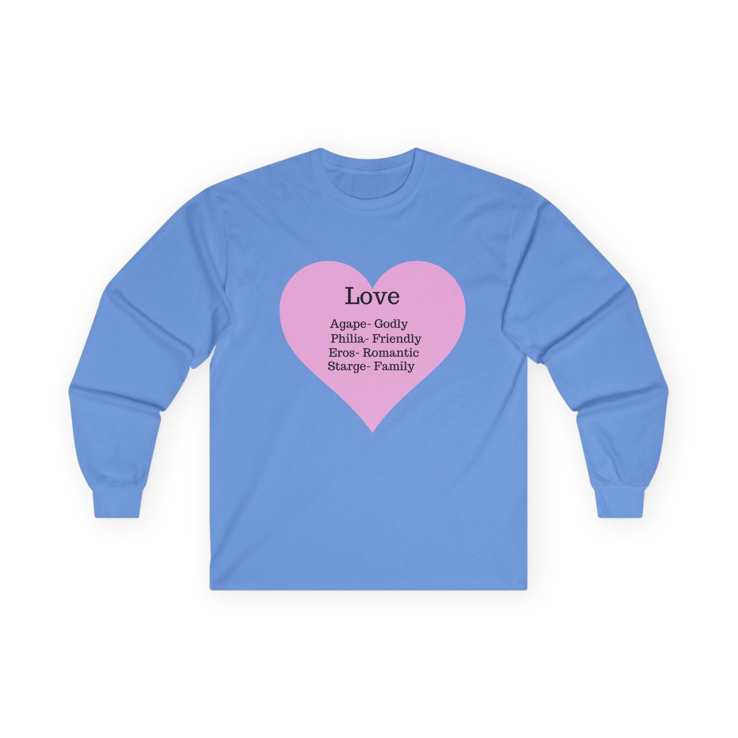 Love Types Unisex Ultra Cotton Long Sleeve Tee