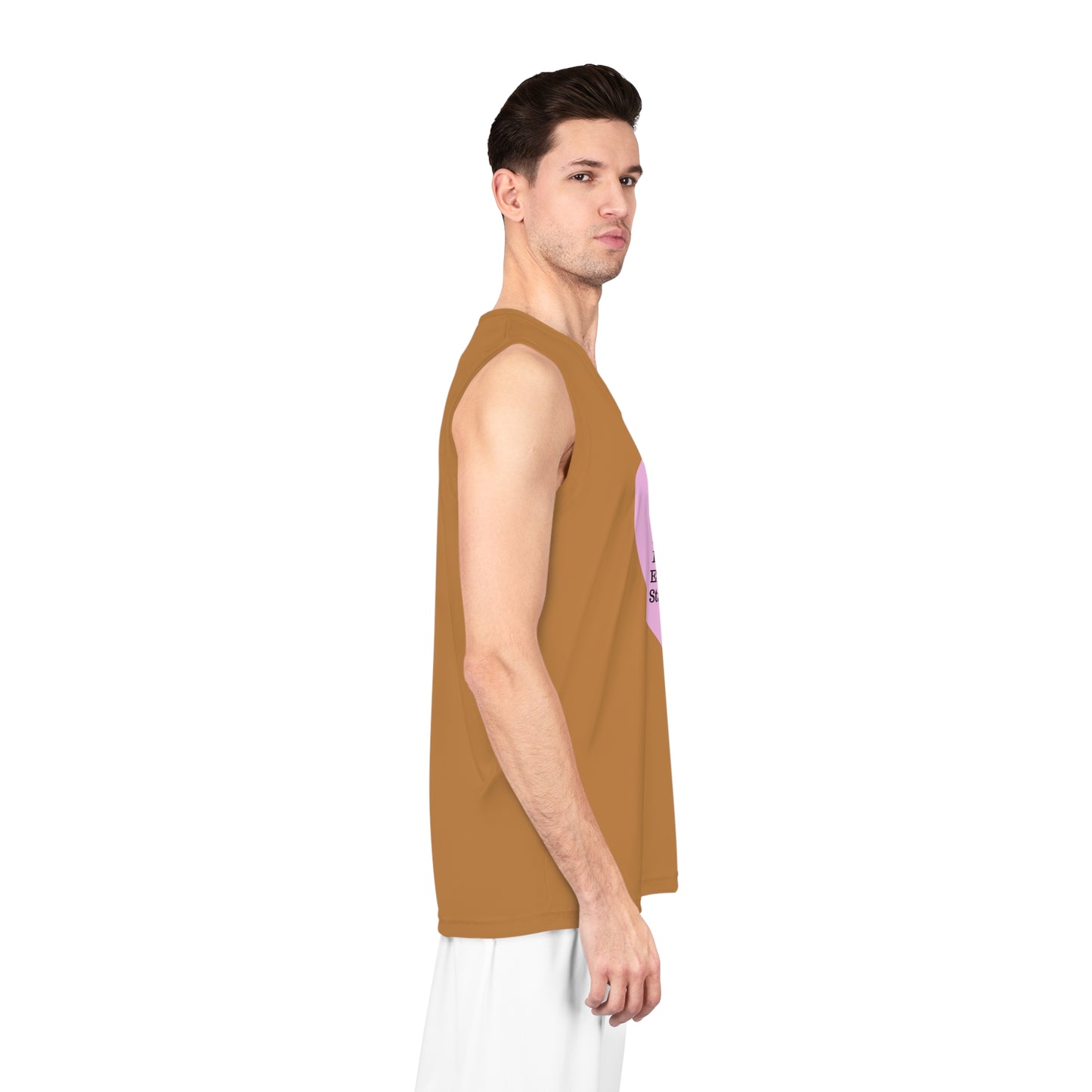 Love Heart Basketball Jersey (Light Brown)