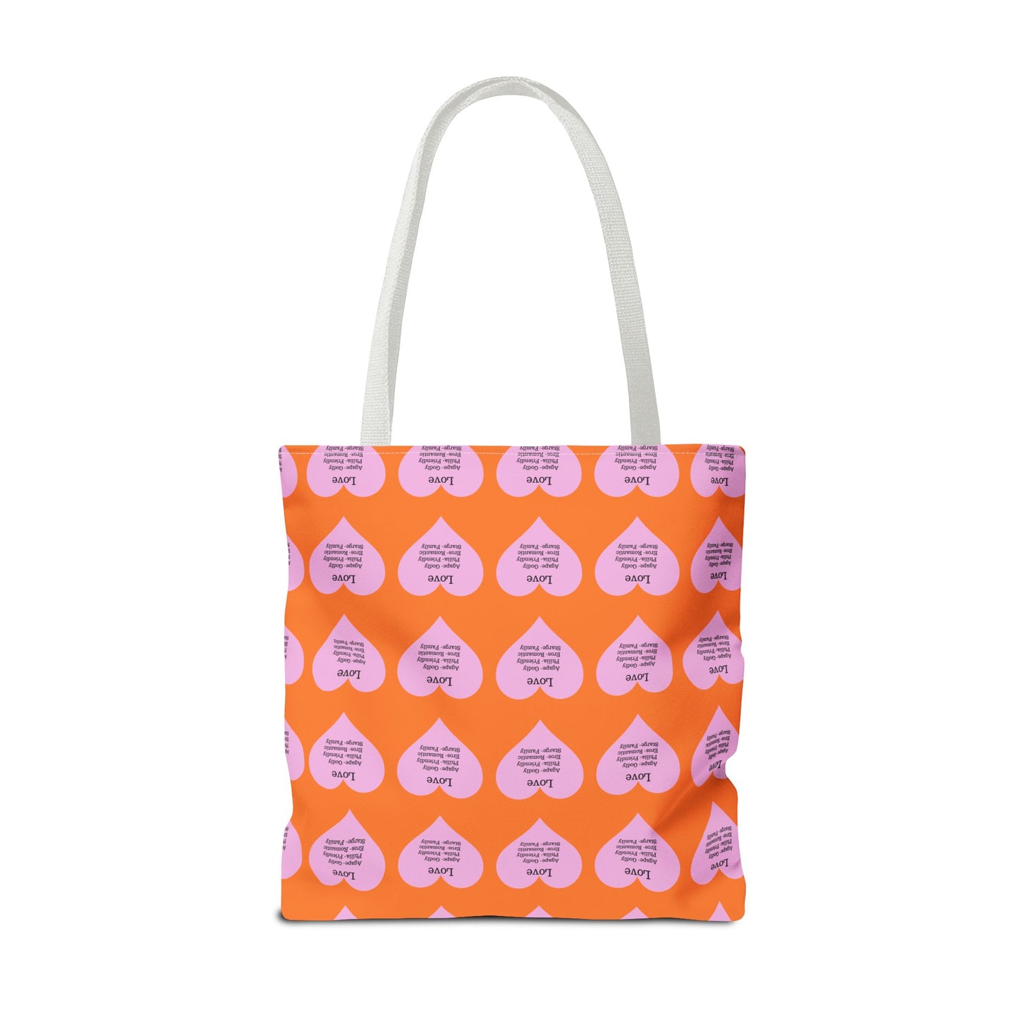 Pink Hearts Tote Bag (Crusta)