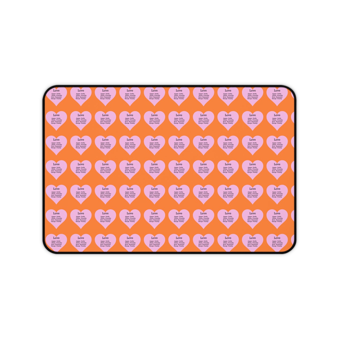 Love Hearts Desk Mat (Crusta)