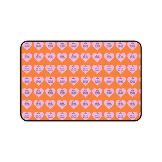 Love Hearts Desk Mat (Crusta)