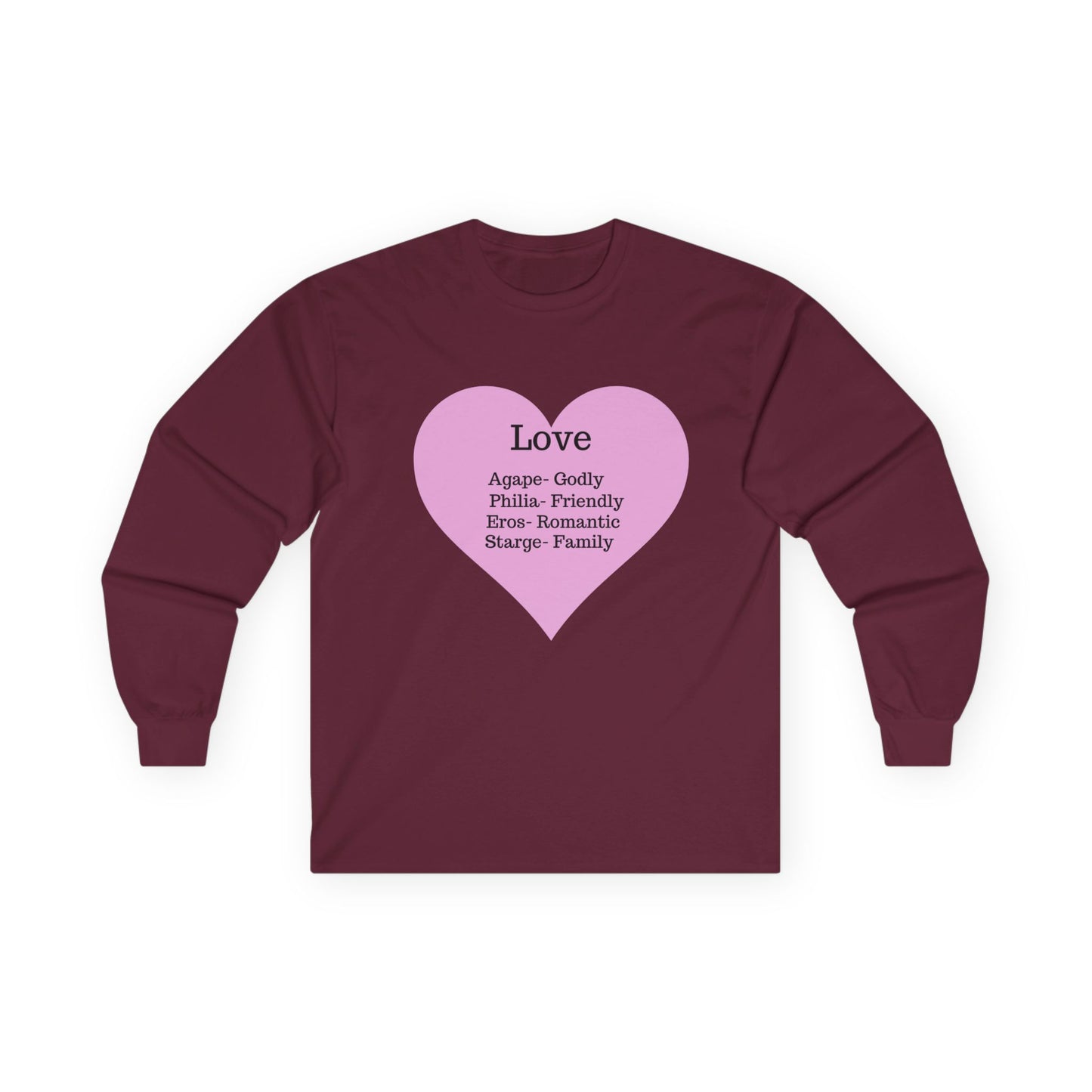 Love Types Unisex Ultra Cotton Long Sleeve Tee
