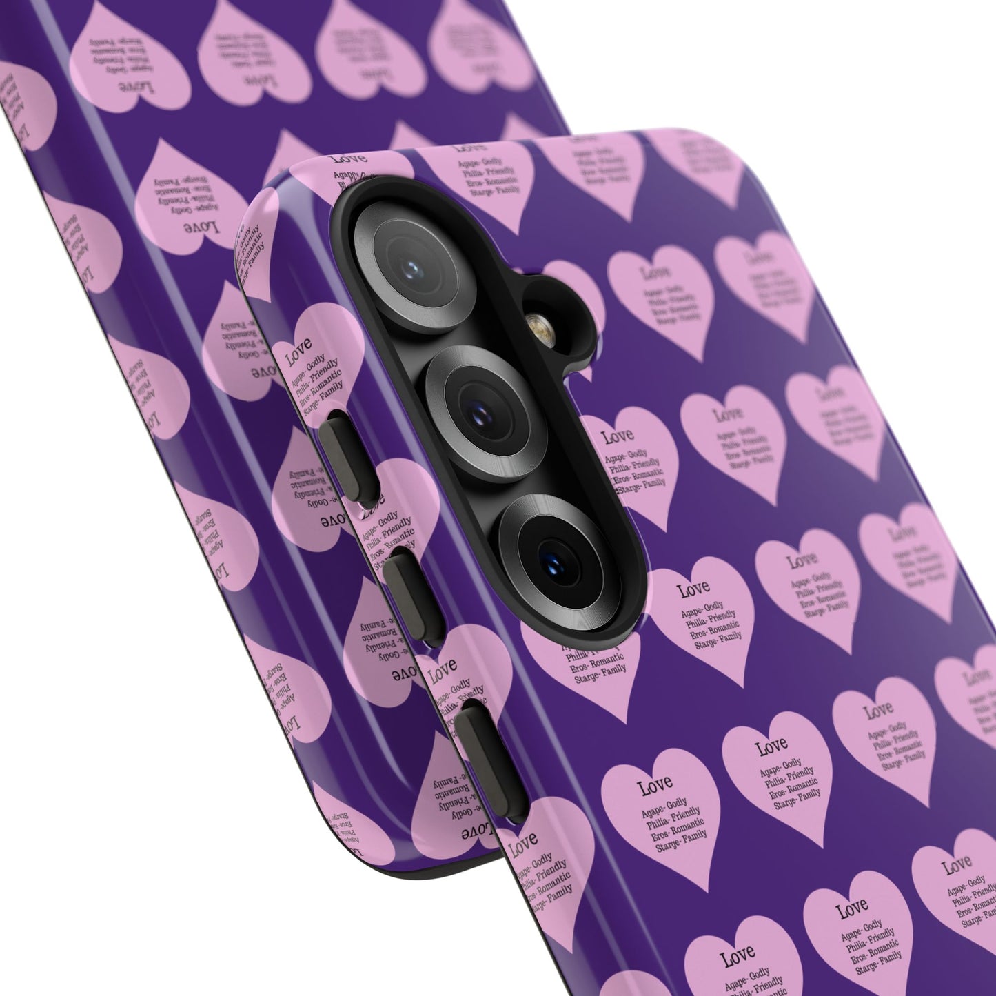 Hearts-A-Flutter Phone Case (Samsung)(Purple)