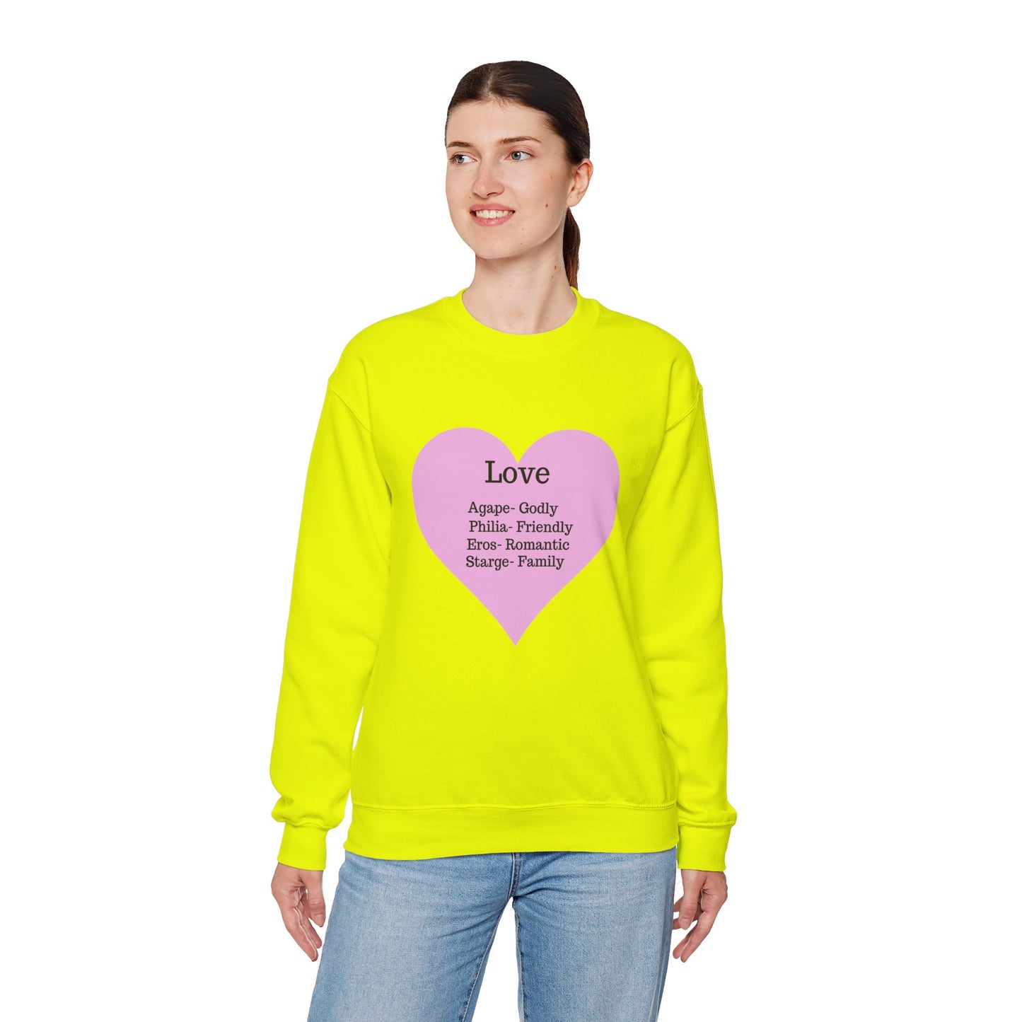 Types of Love Heart Unisex Sweatshirt