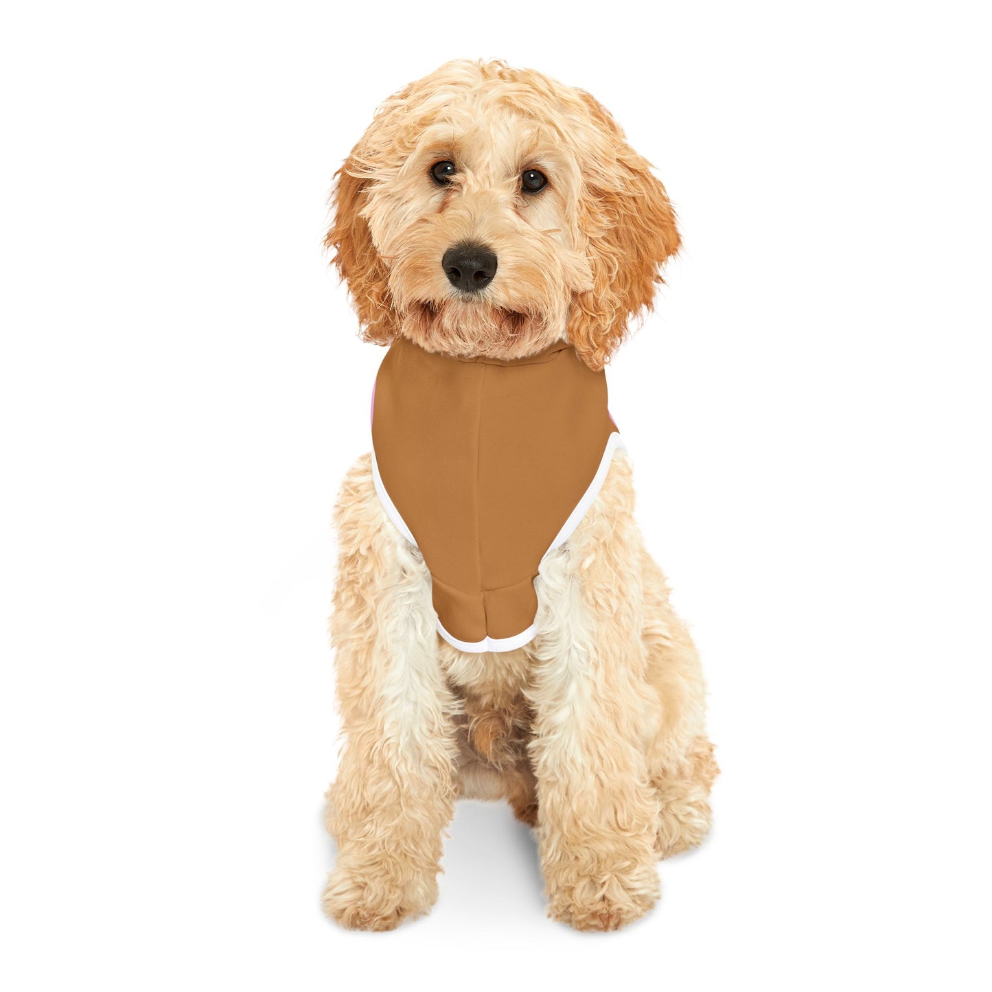 Charming Heart Pet Hoodie (Light brown)