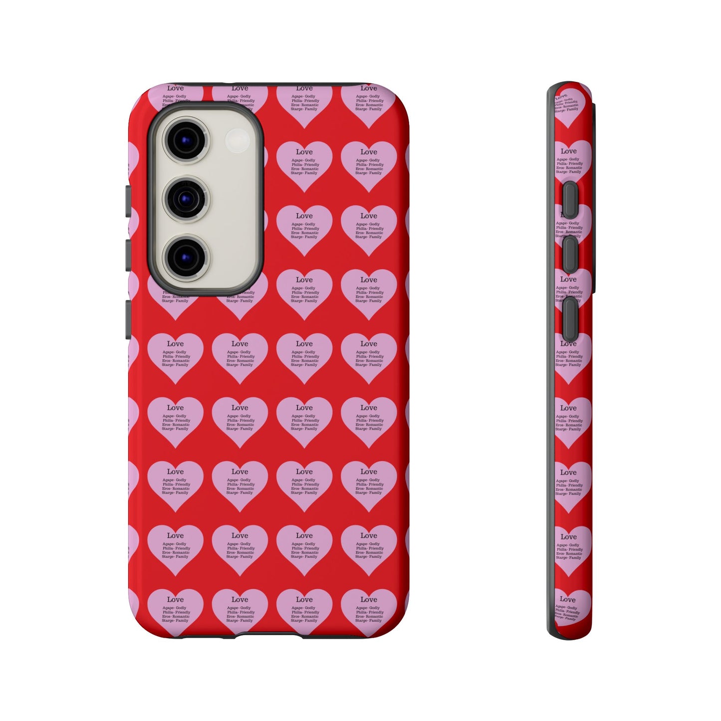 Hearts-A-Flutter Phone Case (Samsung)(Red)