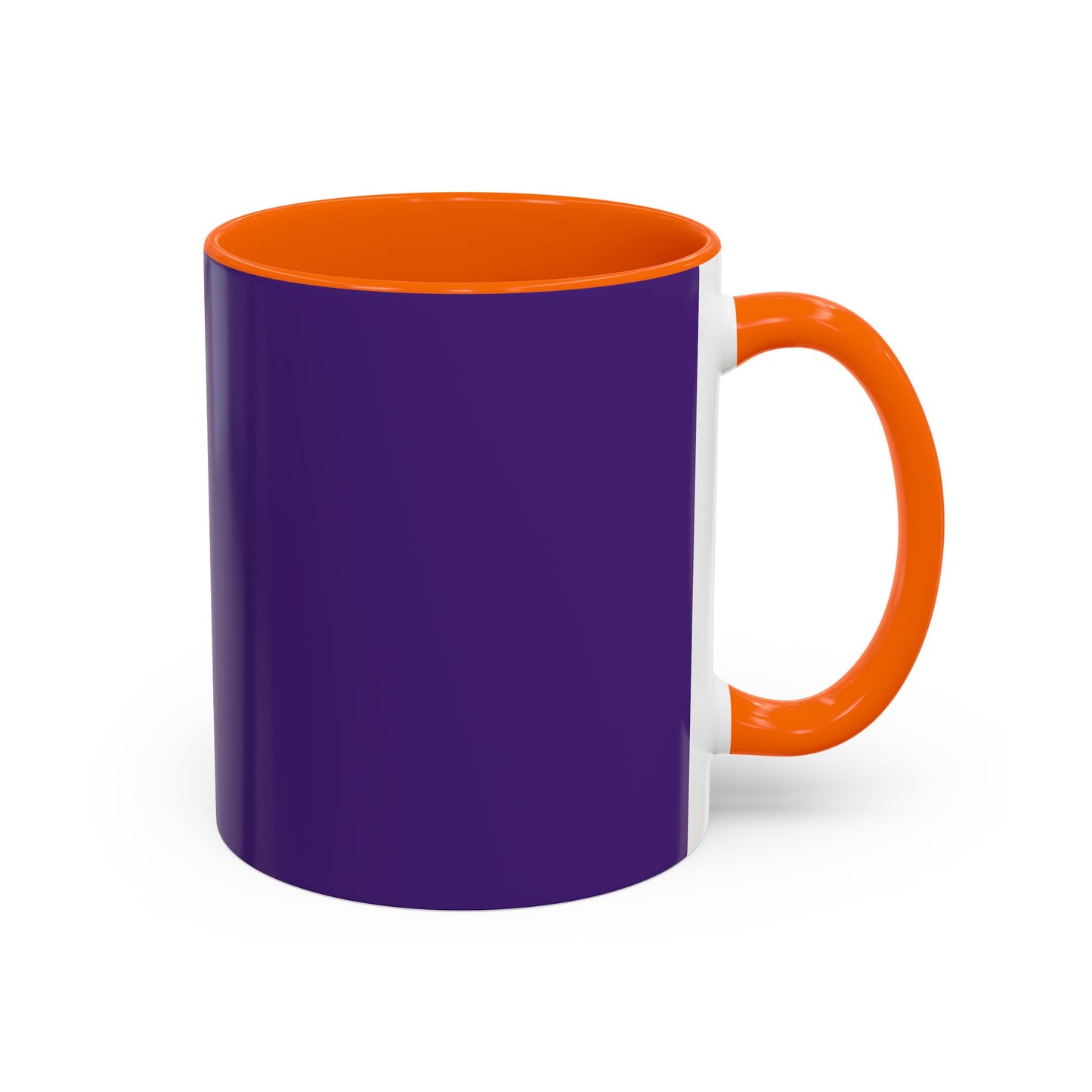 Charming Heart Accent Coffee Mug (Purple)