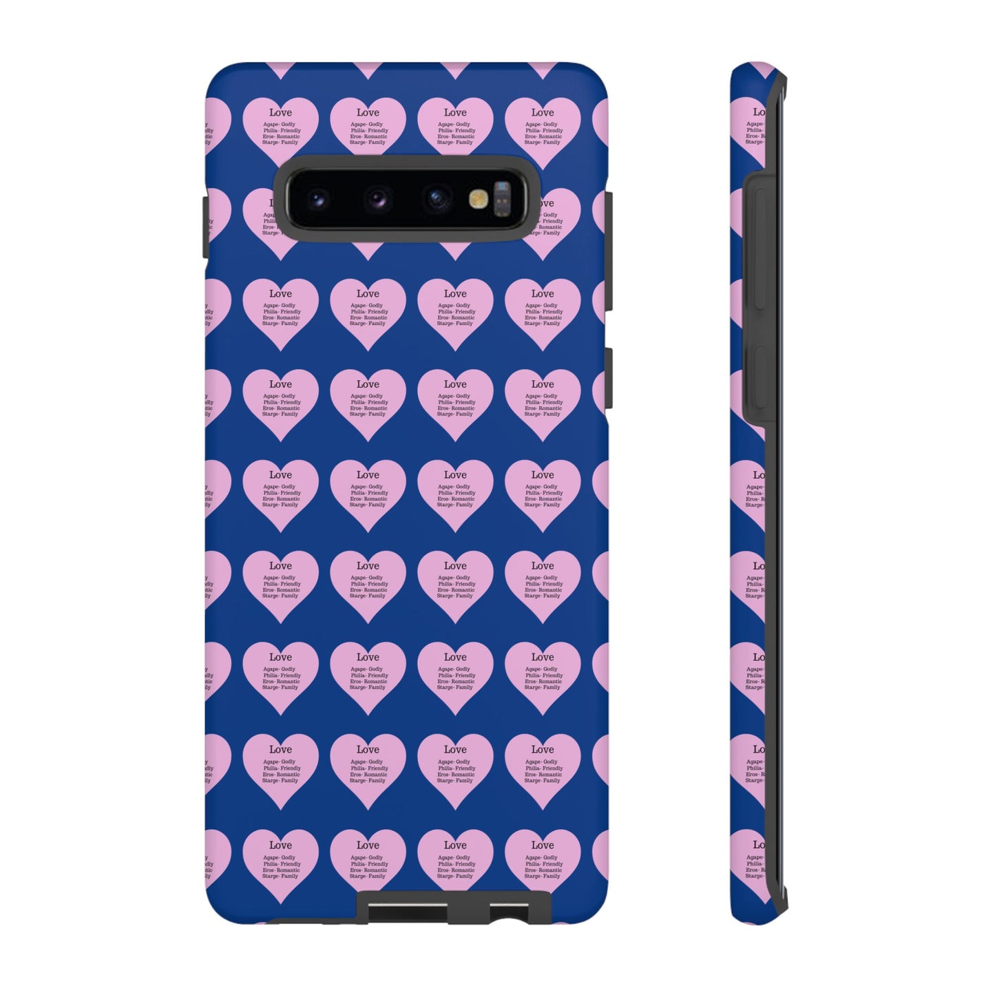 Hearts-A-Flutter Phone Case (Samsung)(Dark blue)