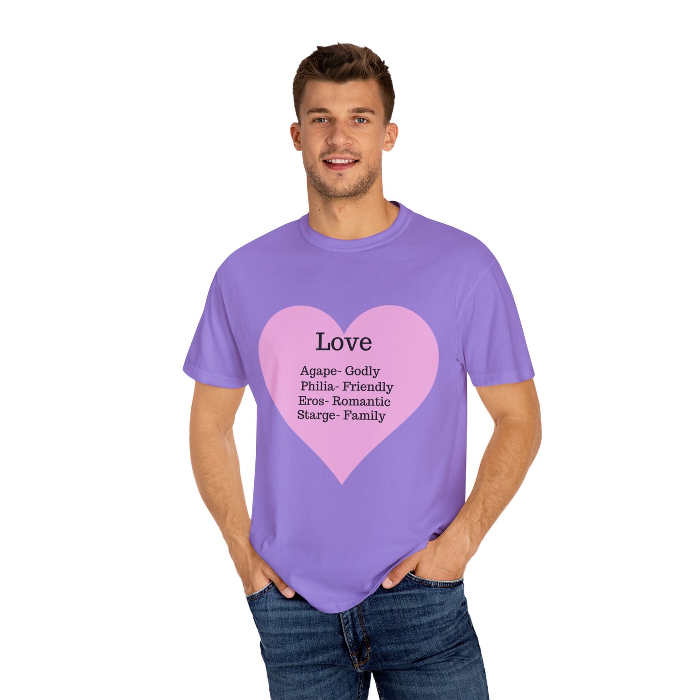 Love-Infused Unisex T-shirt: A Heartfelt Graphic Tee for All Occasions