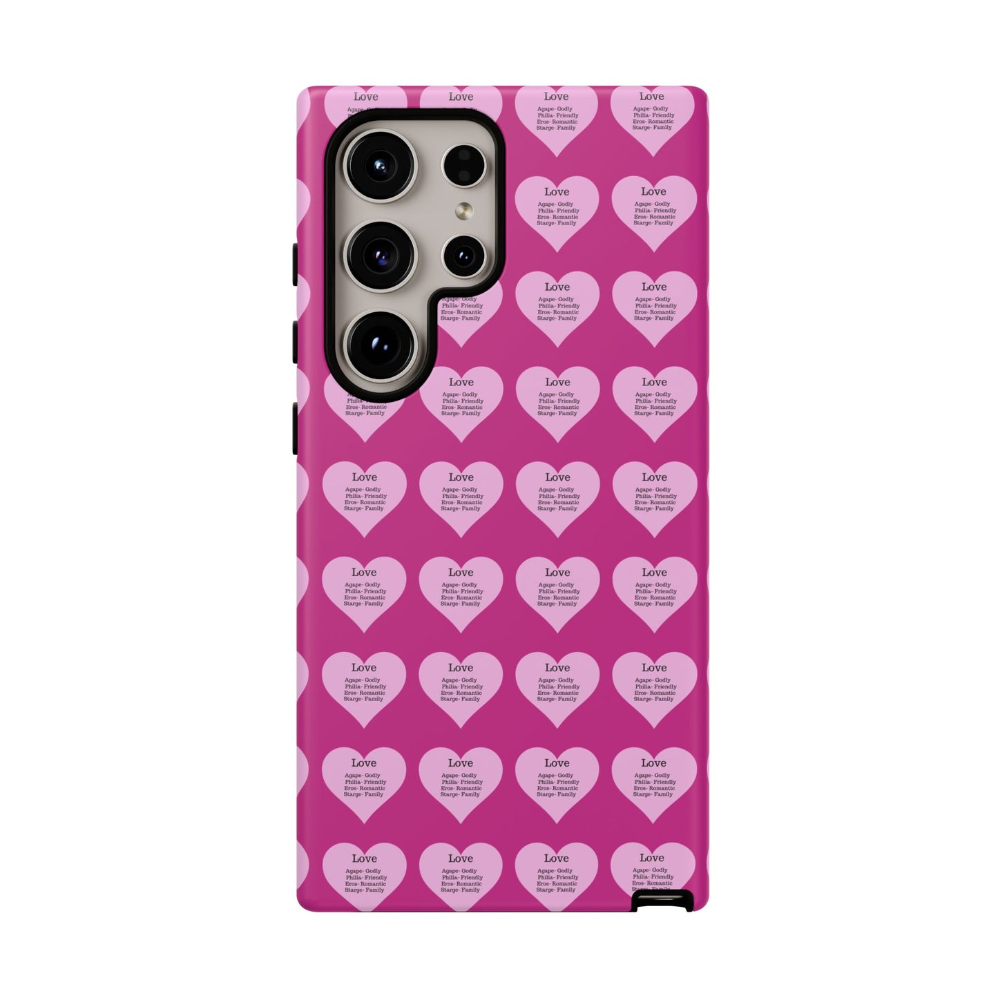 Hearts-A-Flutter Phone Case (Samsung)(Pink)