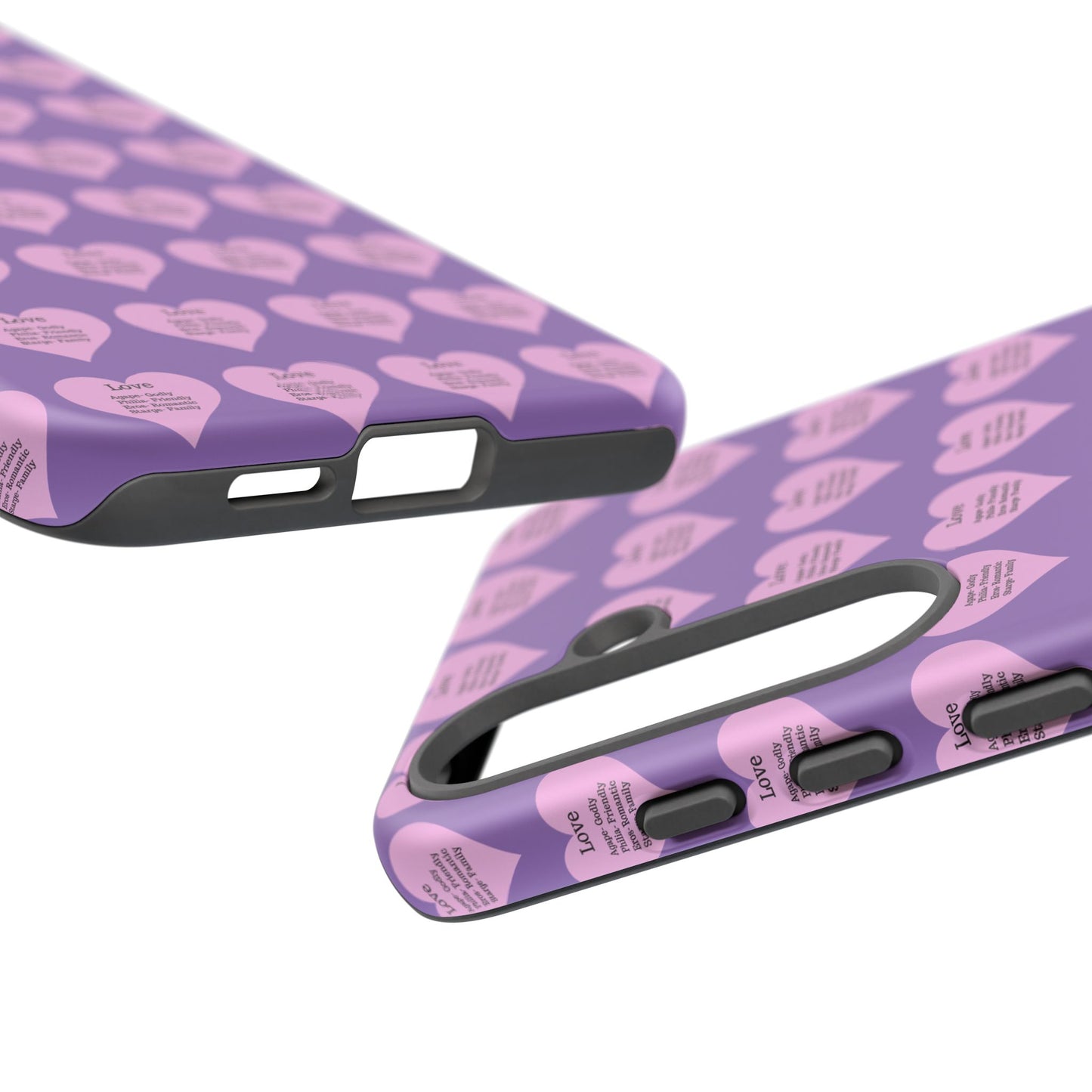 Hearts-A-Flutter Phone Case (Samsung)(Light purple)