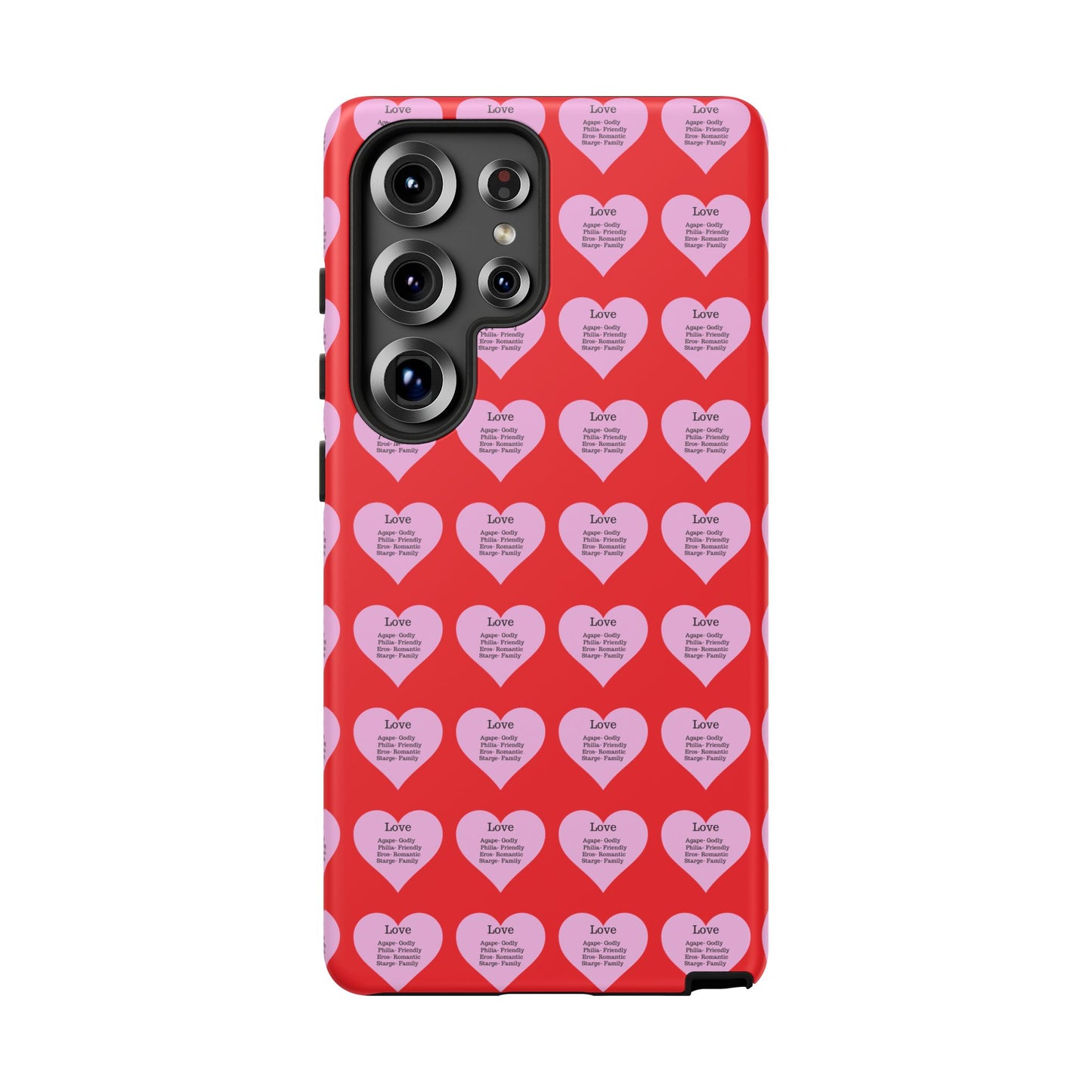 Hearts-A-Flutter Phone Case (Samsung)(Red)