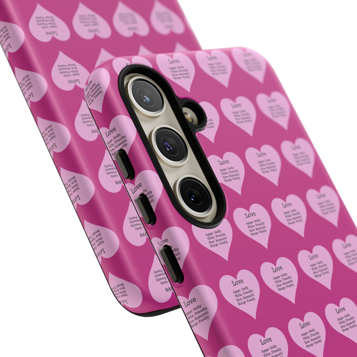 Hearts-A-Flutter Phone Case (Samsung)(Pink)