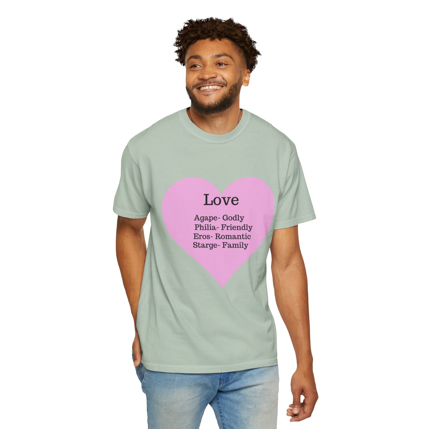 Love-Infused Unisex T-shirt: A Heartfelt Graphic Tee for All Occasions