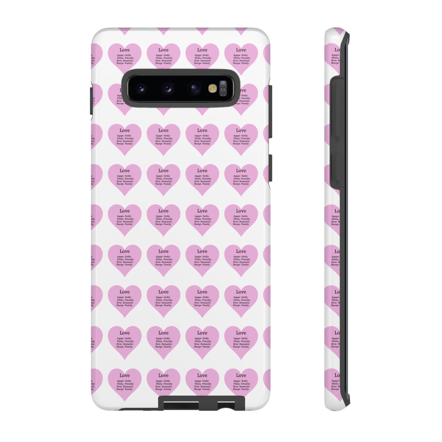 Hearts-A-Flutter Phone Case (Samsung)(White)