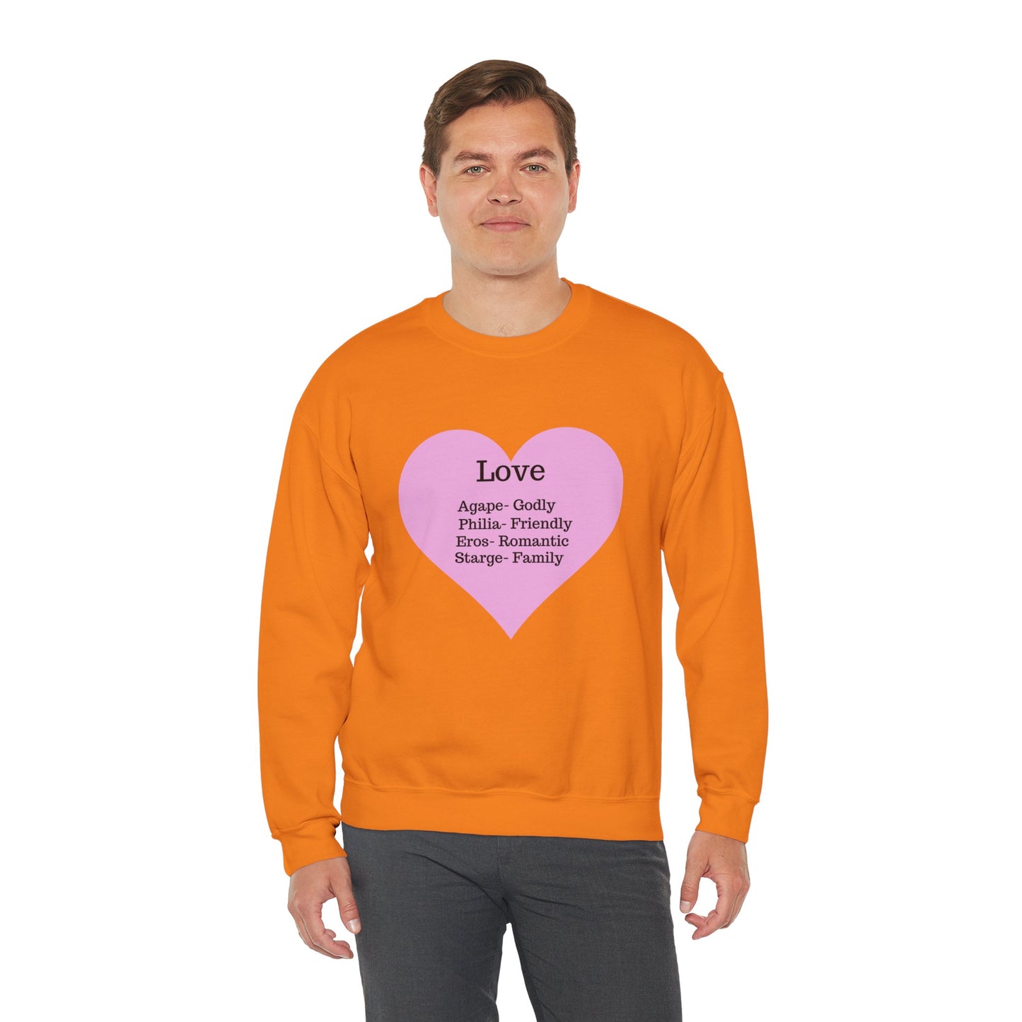 Types of Love Heart Unisex Sweatshirt