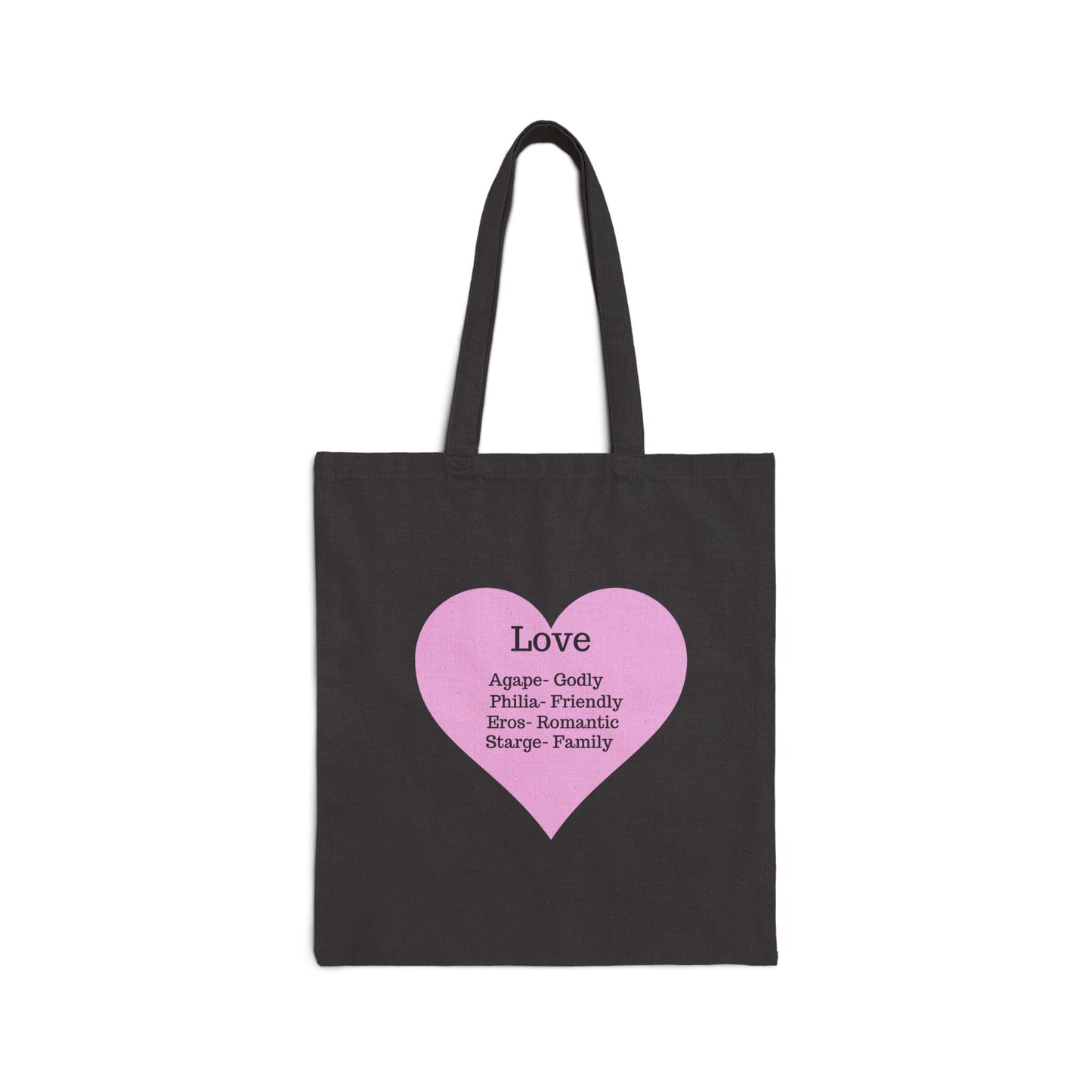 The Love Canvas Tote Bag