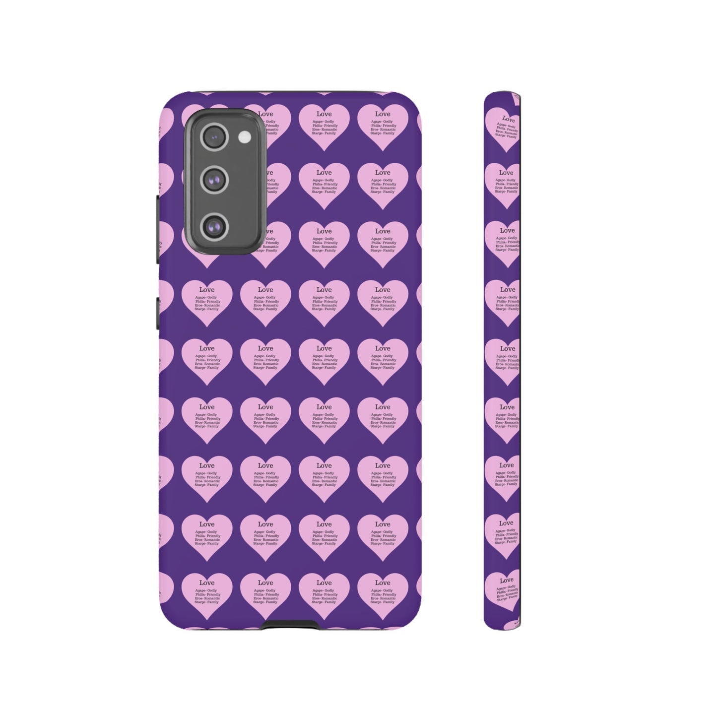 Hearts-A-Flutter Phone Case (Samsung)(Purple)