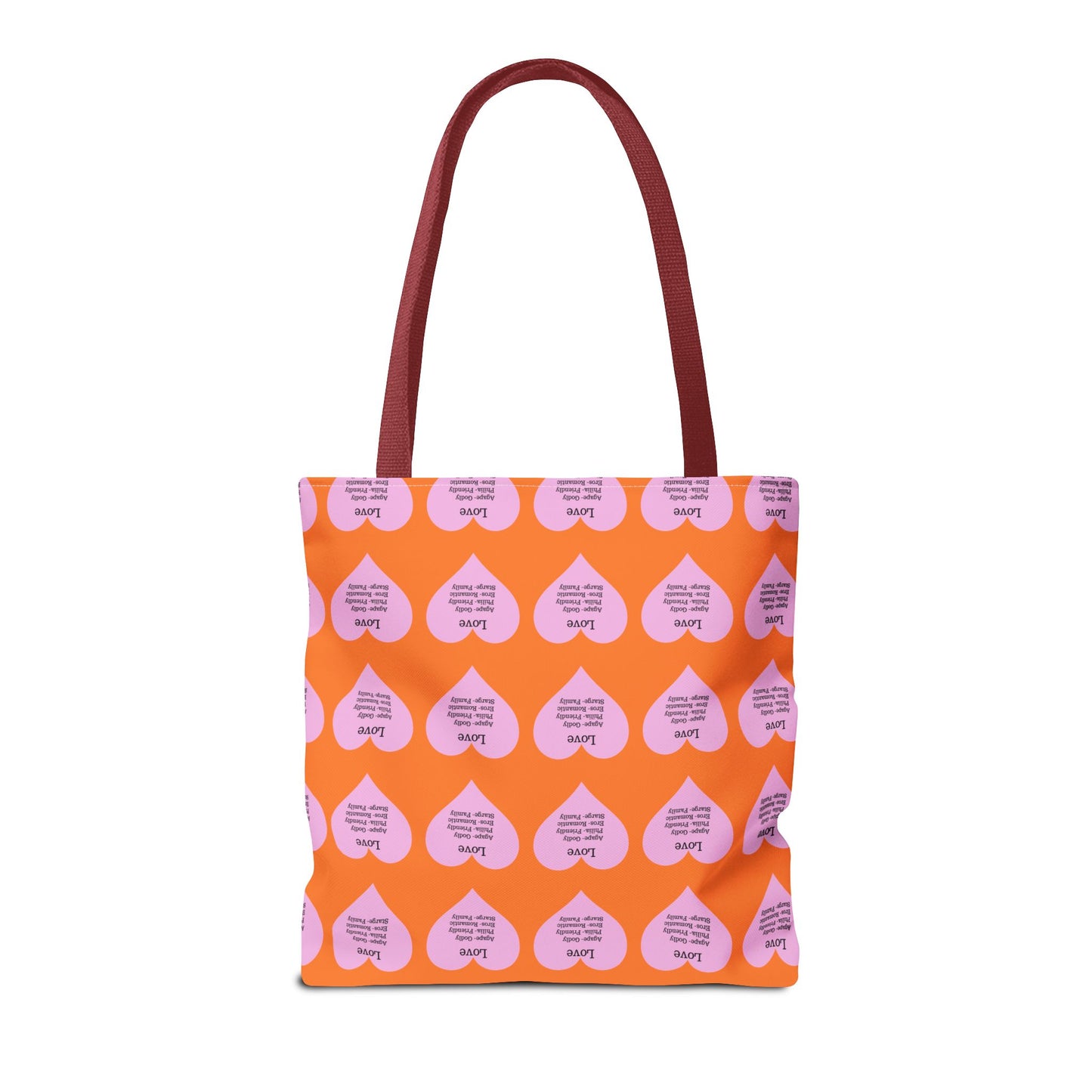 Pink Hearts Tote Bag (Crusta)