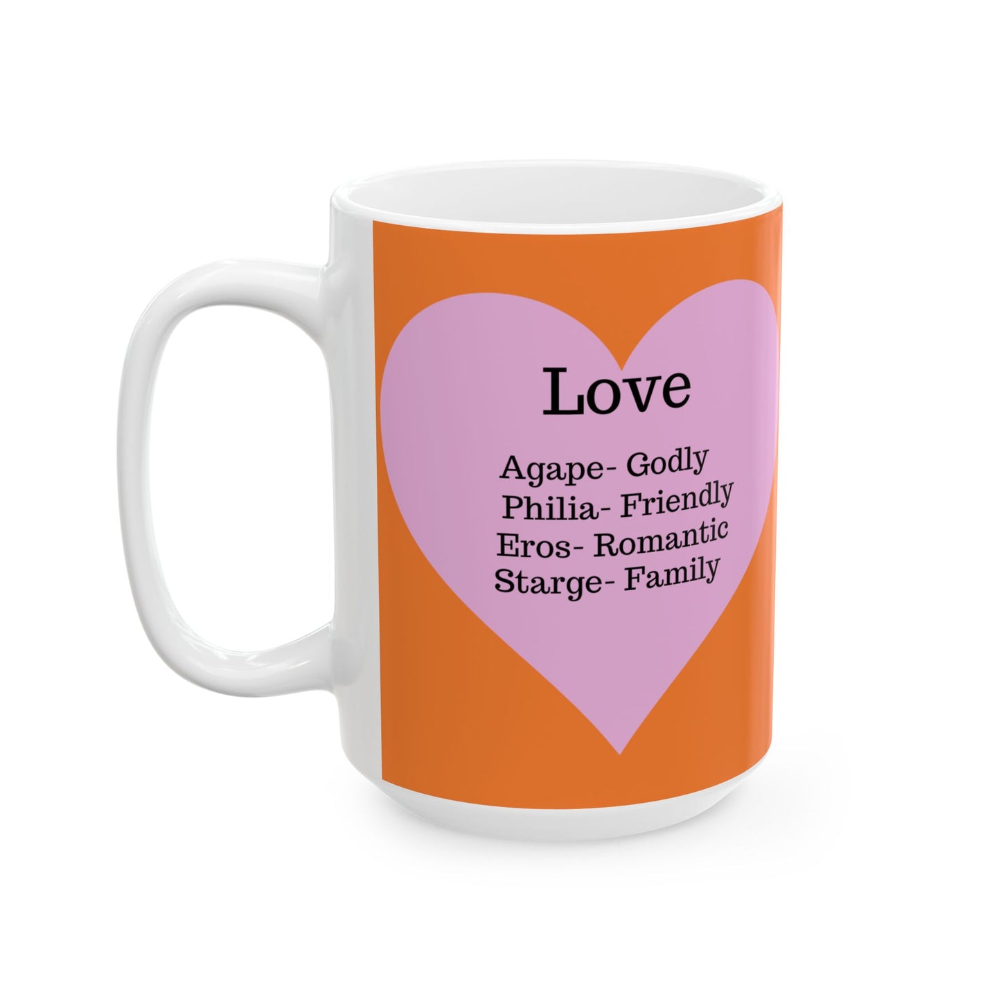 Charming Heart Ceramic Coffee Mug (Crusta)