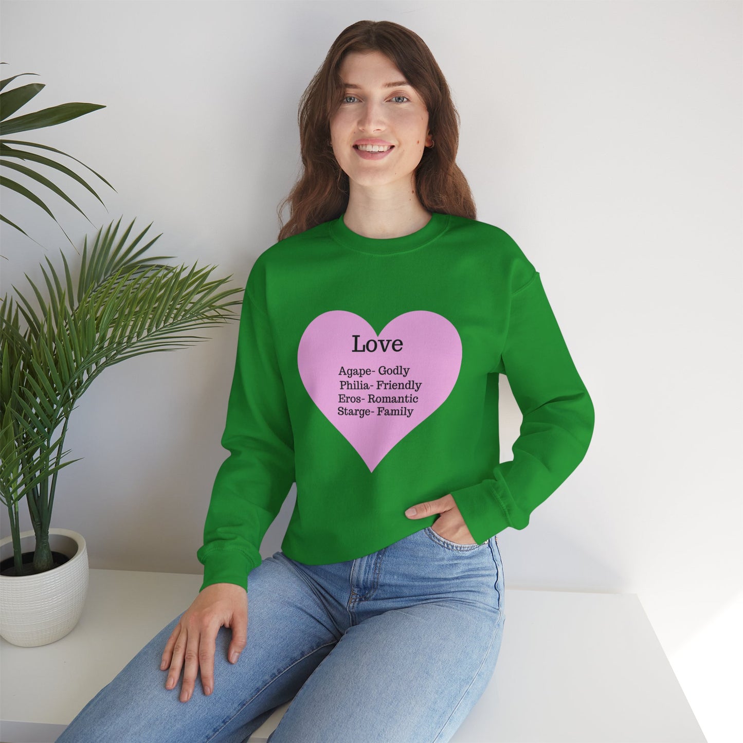 Types of Love Heart Unisex Sweatshirt
