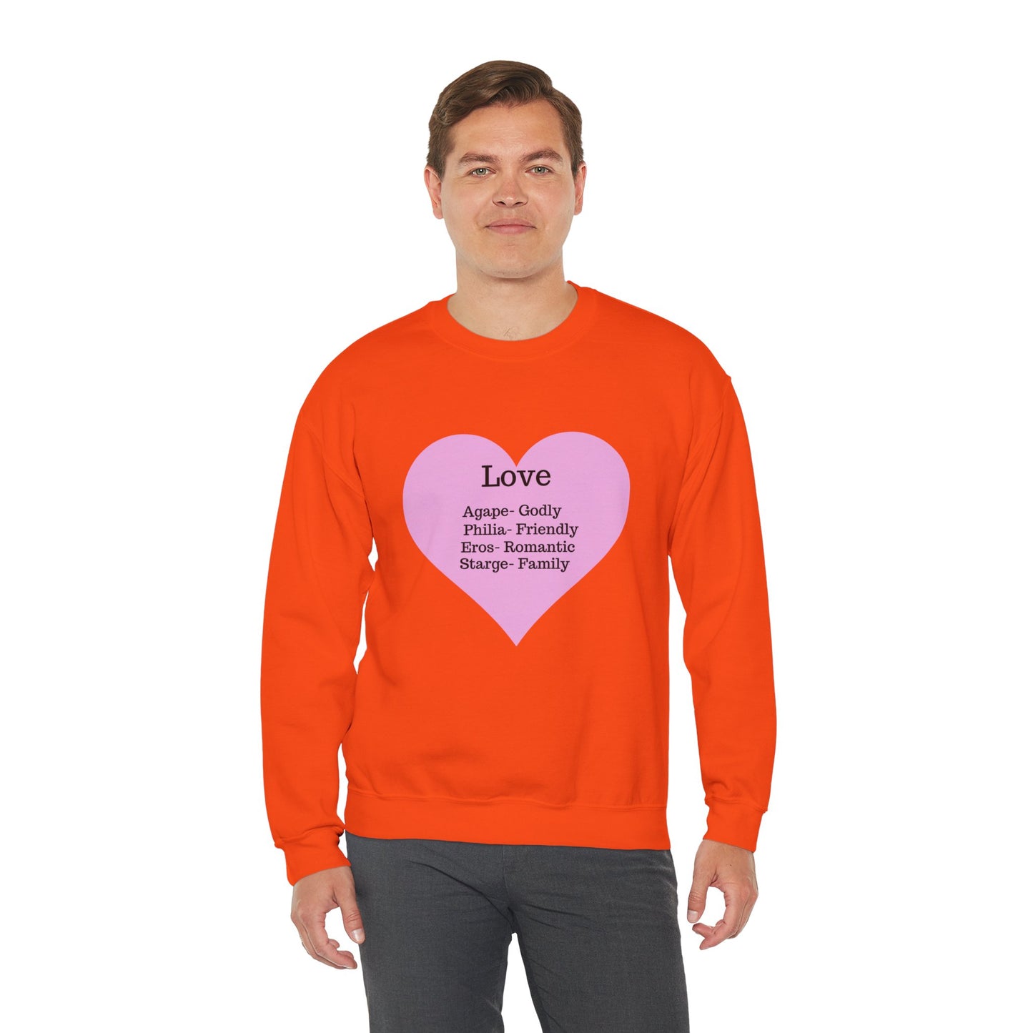 Types of Love Heart Unisex Sweatshirt