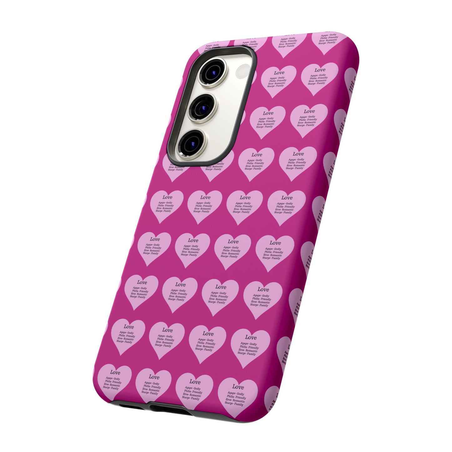 Hearts-A-Flutter Phone Case (Samsung)(Pink)