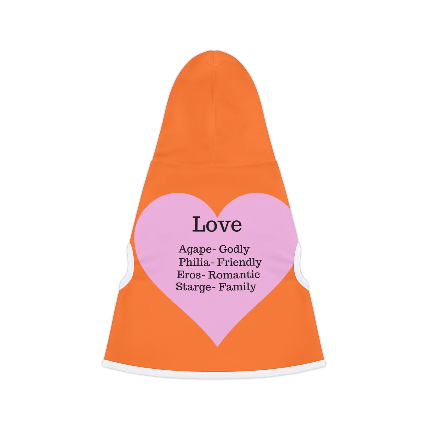 Charming Heart Pet Hoodie (Crusta)