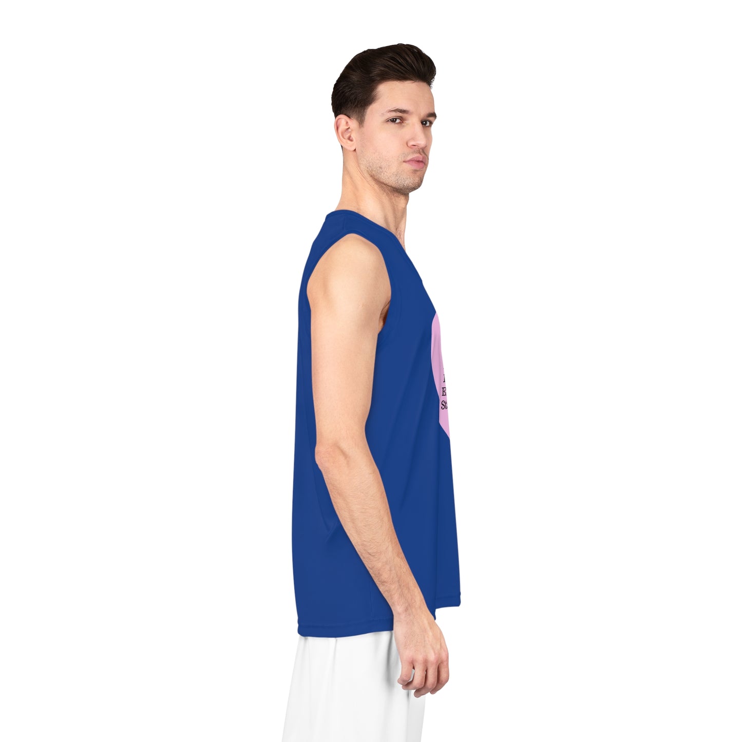 Love Heart Basketball Jersey (Dark Blue)