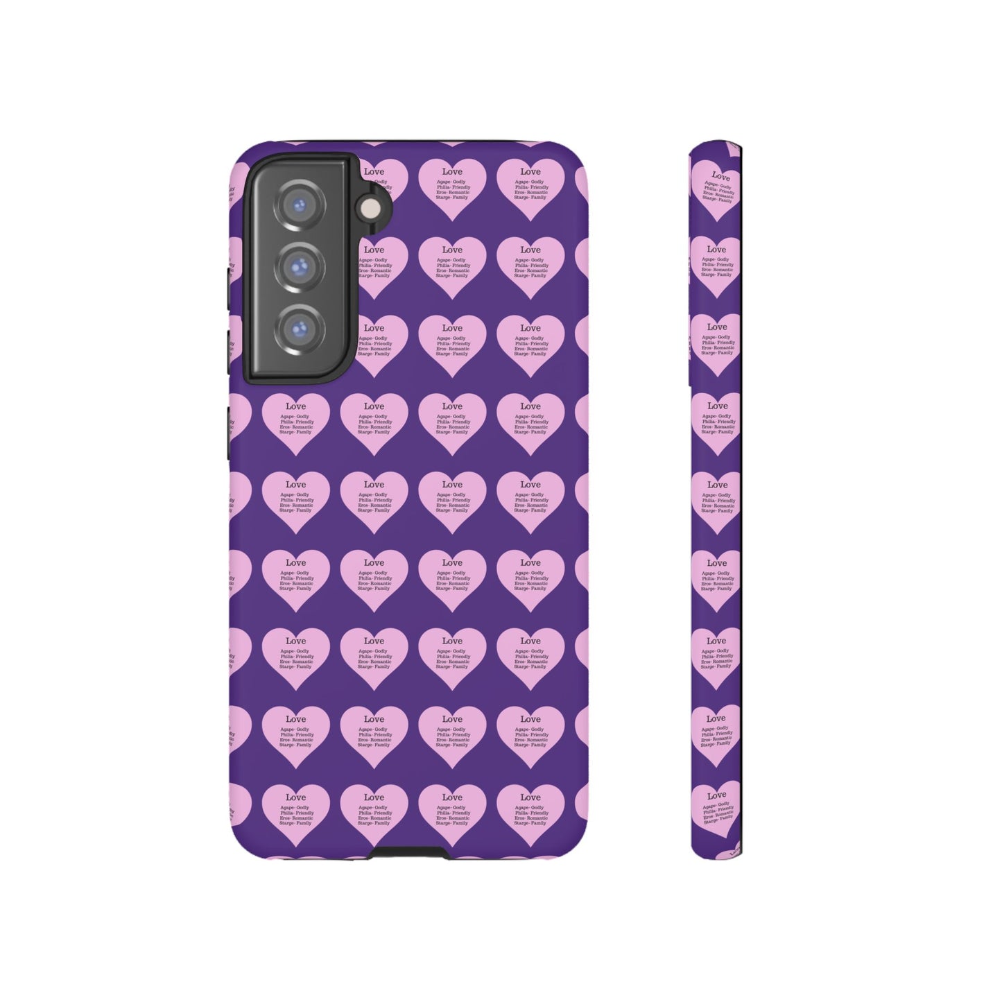 Hearts-A-Flutter Phone Case (Samsung)(Purple)