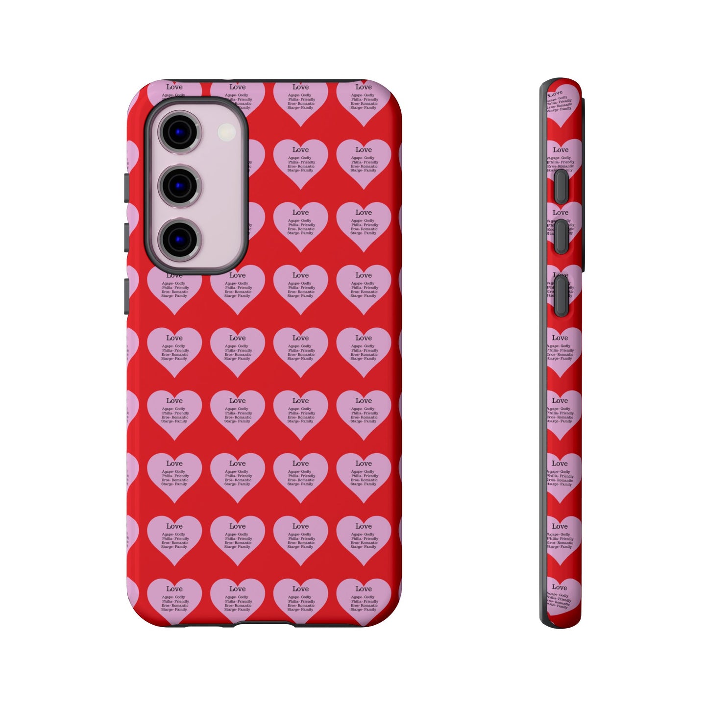 Hearts-A-Flutter Phone Case (Samsung)(Red)