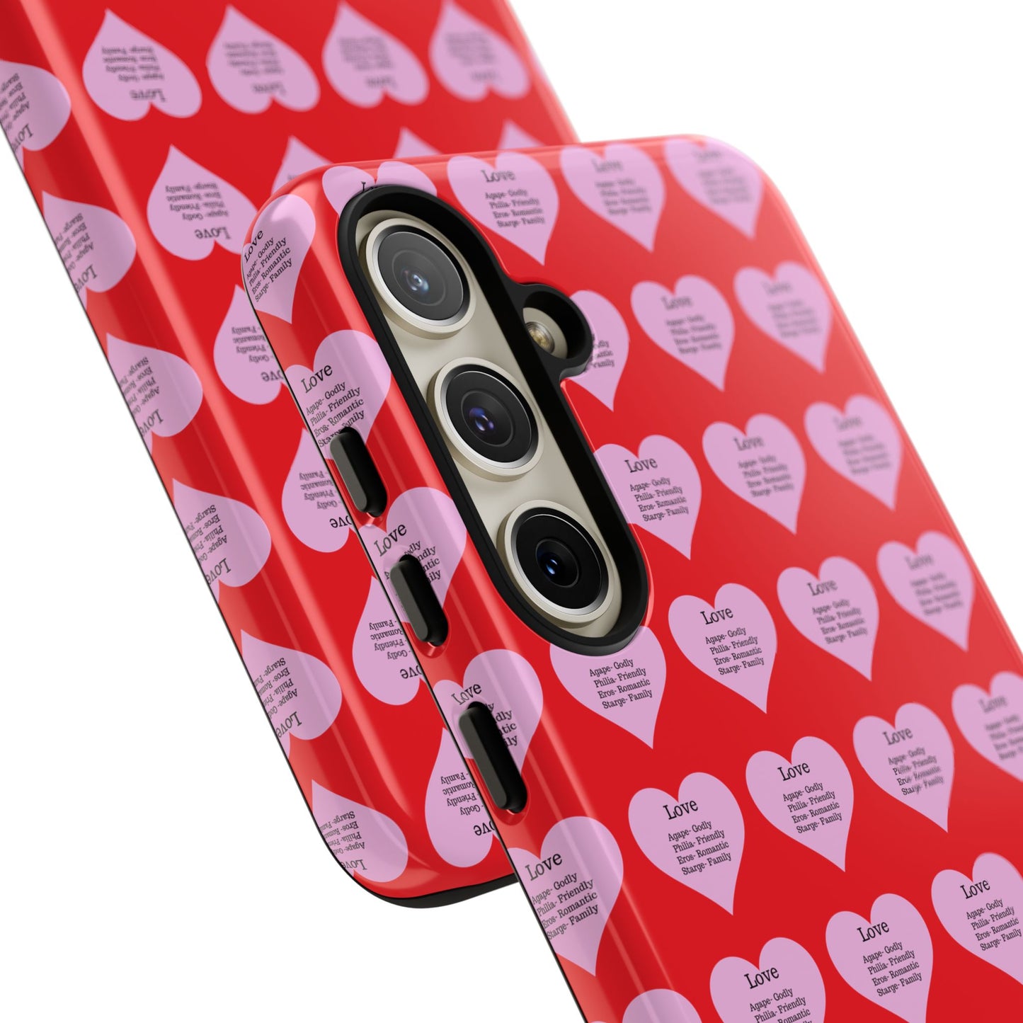 Hearts-A-Flutter Phone Case (Samsung)(Red)