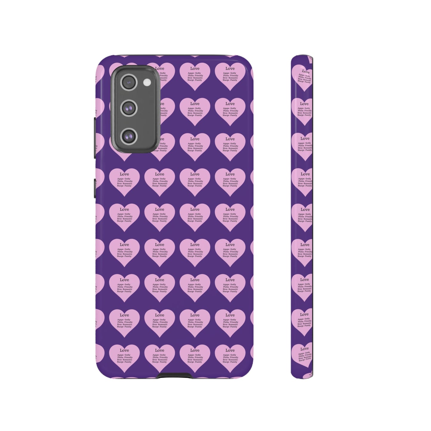Hearts-A-Flutter Phone Case (Samsung)(Purple)
