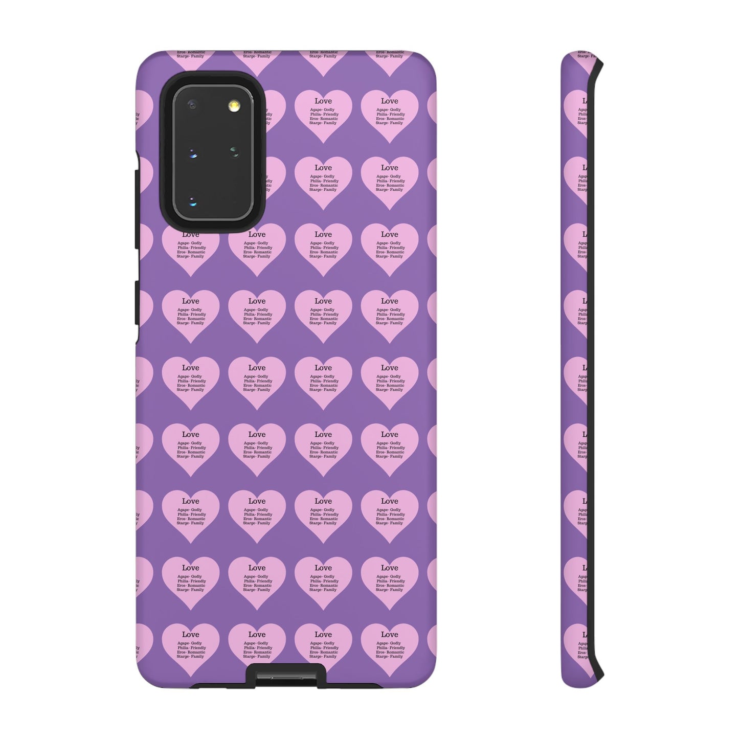 Hearts-A-Flutter Phone Case (Samsung)(Light purple)