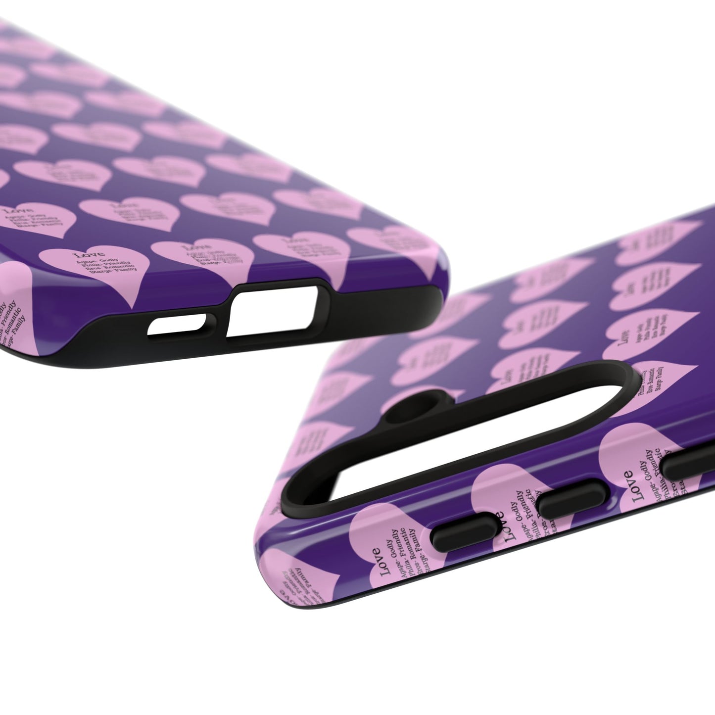 Hearts-A-Flutter Phone Case (Samsung)(Purple)