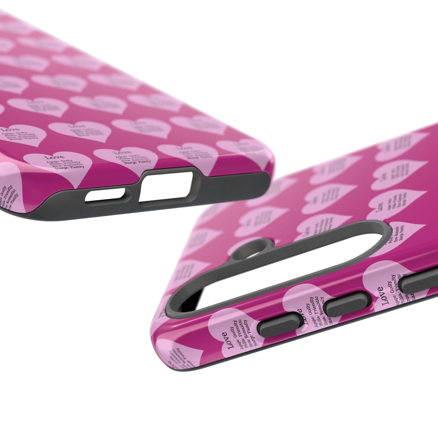 Hearts-A-Flutter Phone Case (Samsung)(Pink)