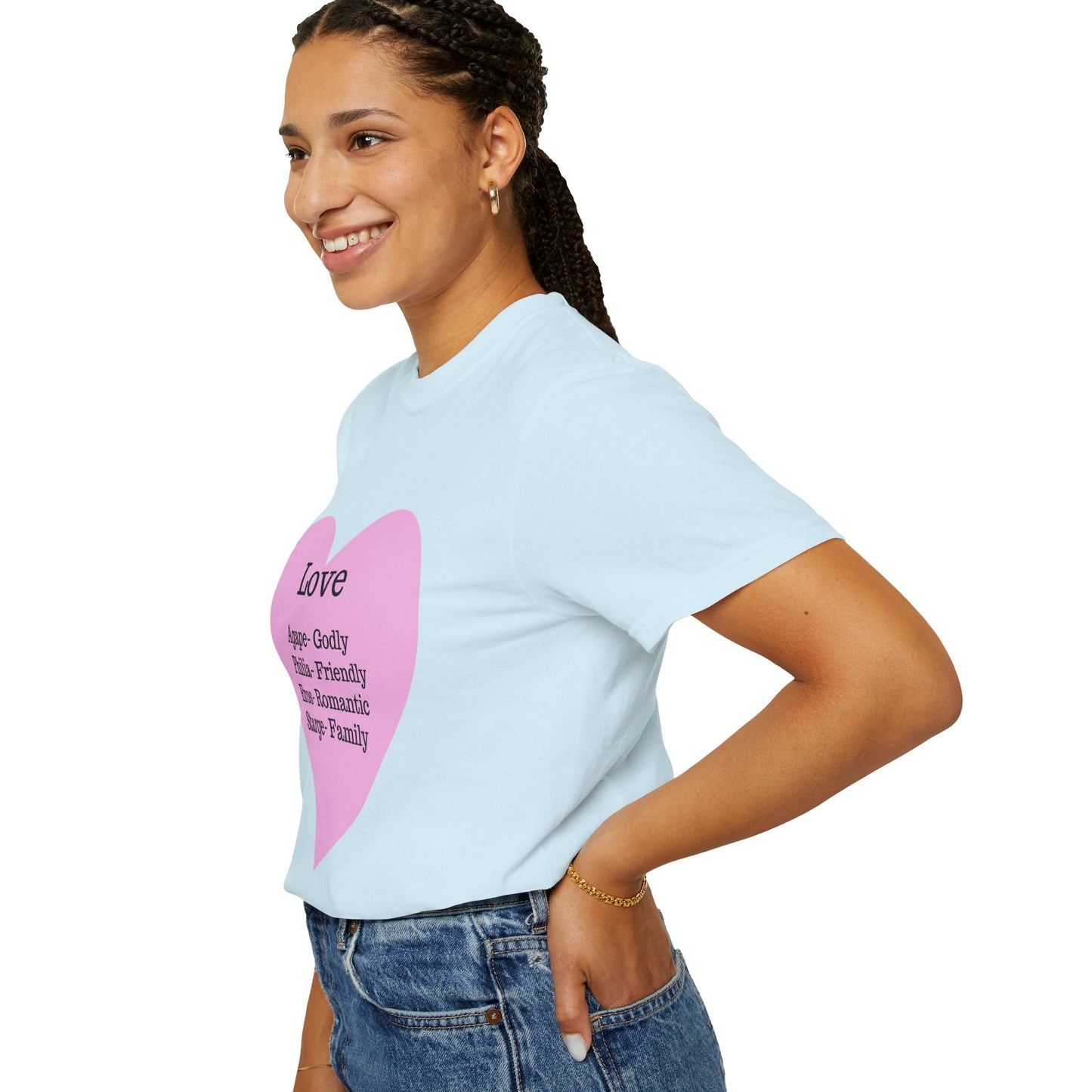 Love-Infused Unisex T-shirt: A Heartfelt Graphic Tee for All Occasions
