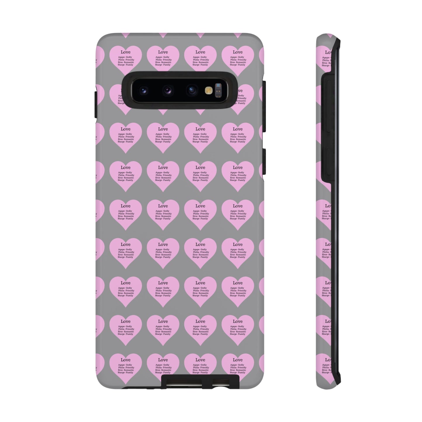 Hearts-A-Flutter Phone Case (Samsung)(Grey)