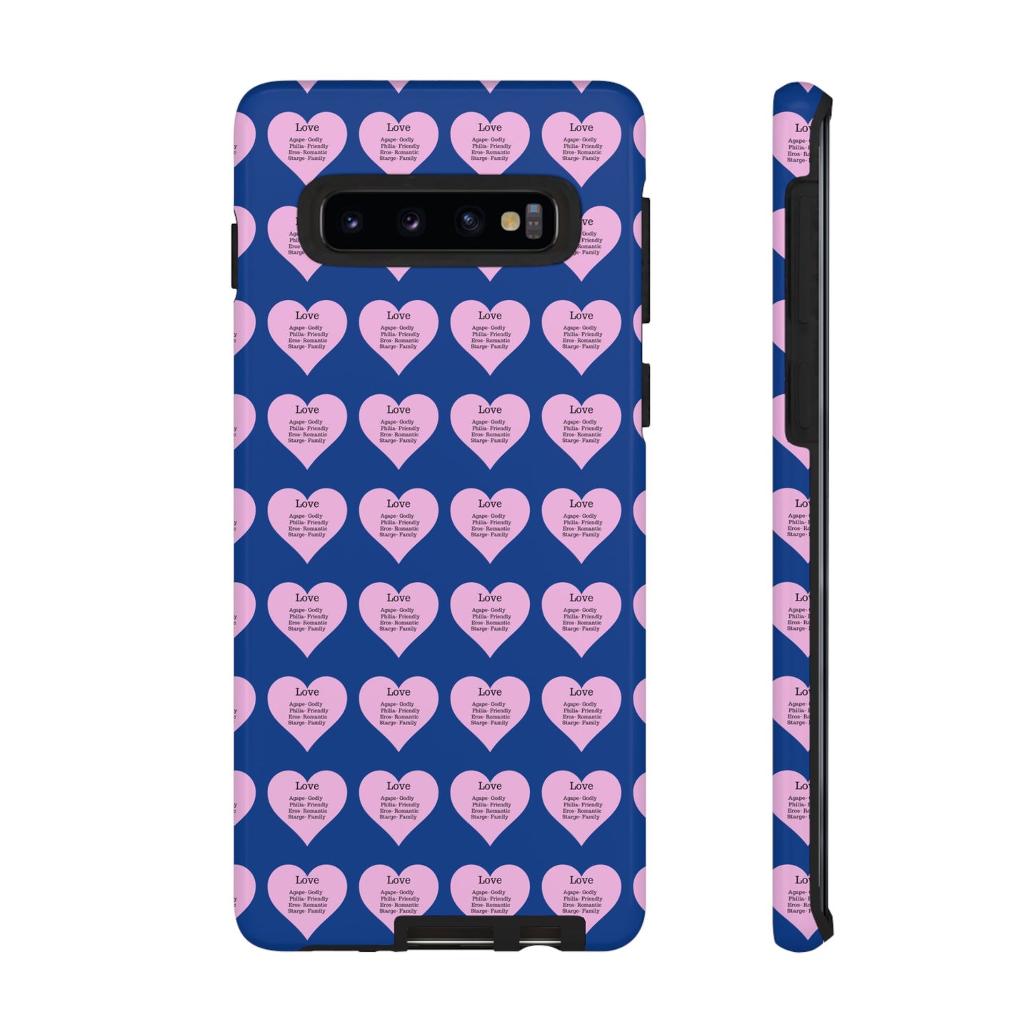 Hearts-A-Flutter Phone Case (Samsung)(Dark blue)