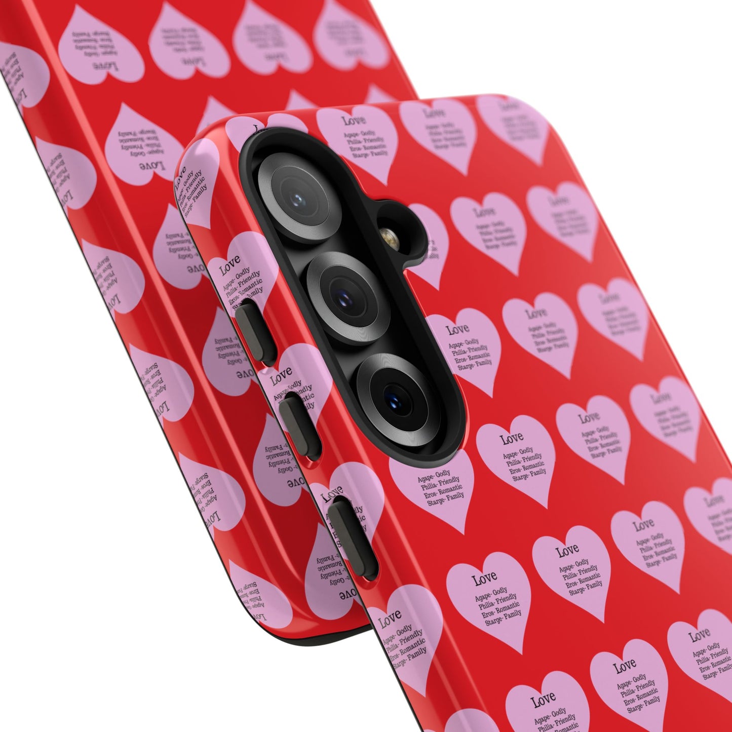 Hearts-A-Flutter Phone Case (Samsung)(Red)