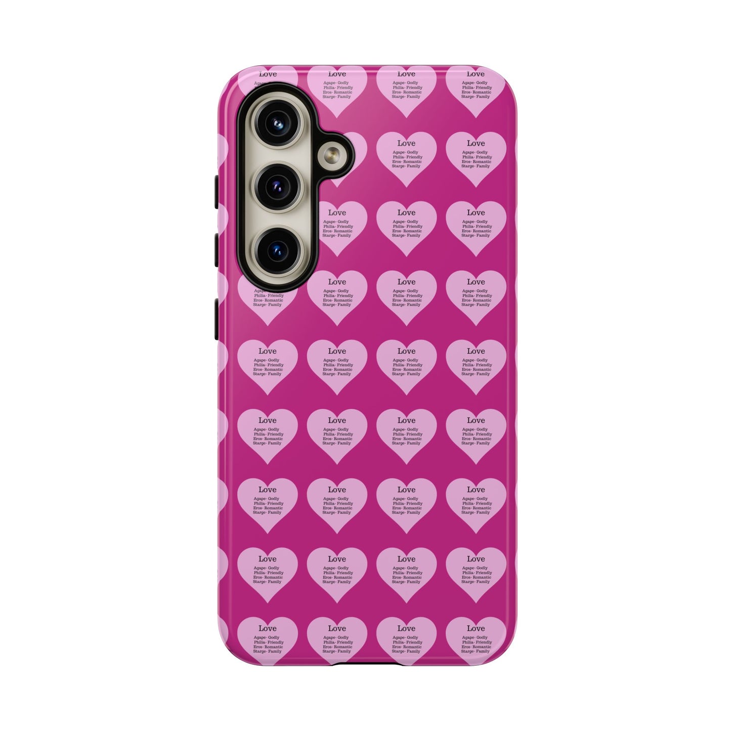Hearts-A-Flutter Phone Case (Samsung)(Pink)