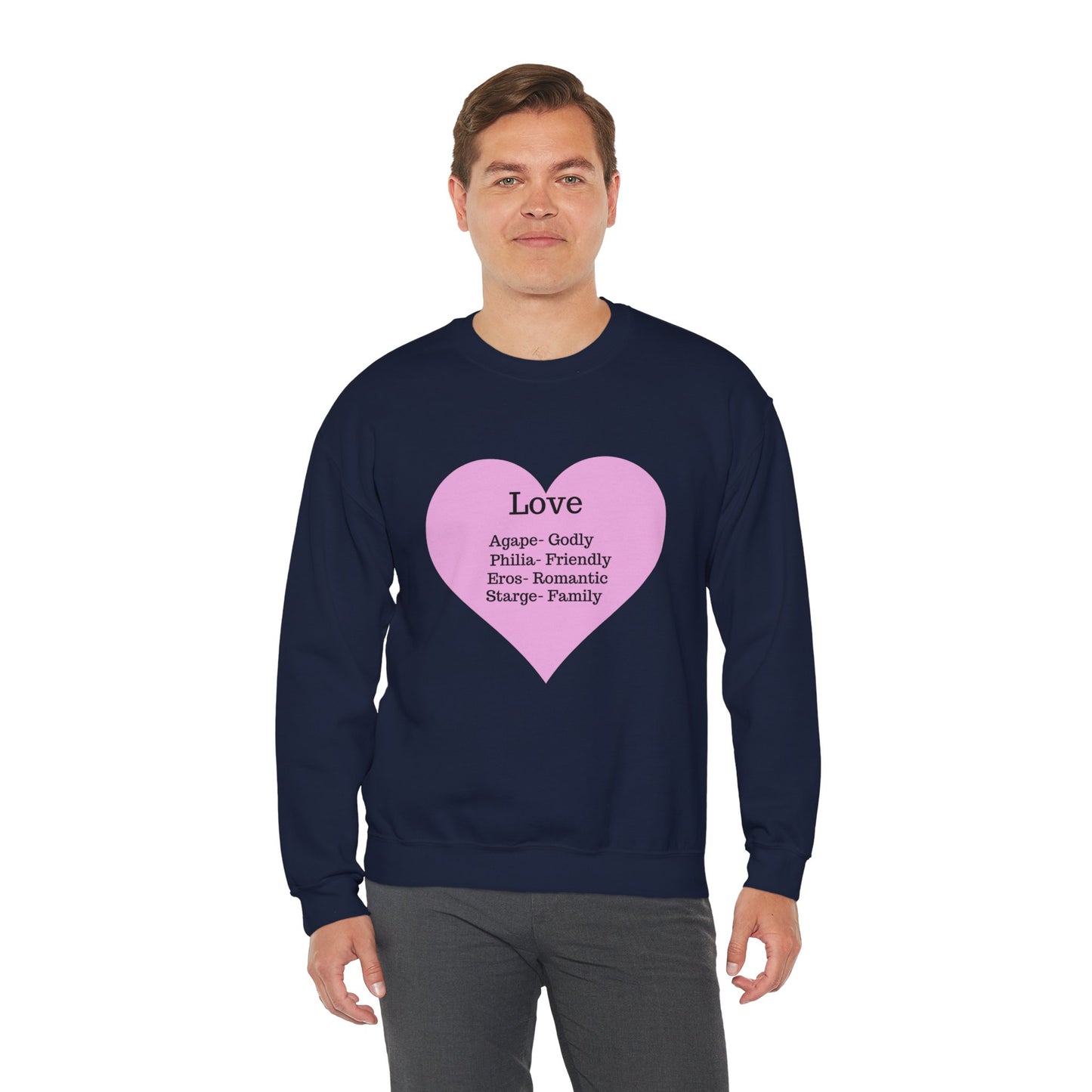 Types of Love Heart Unisex Sweatshirt