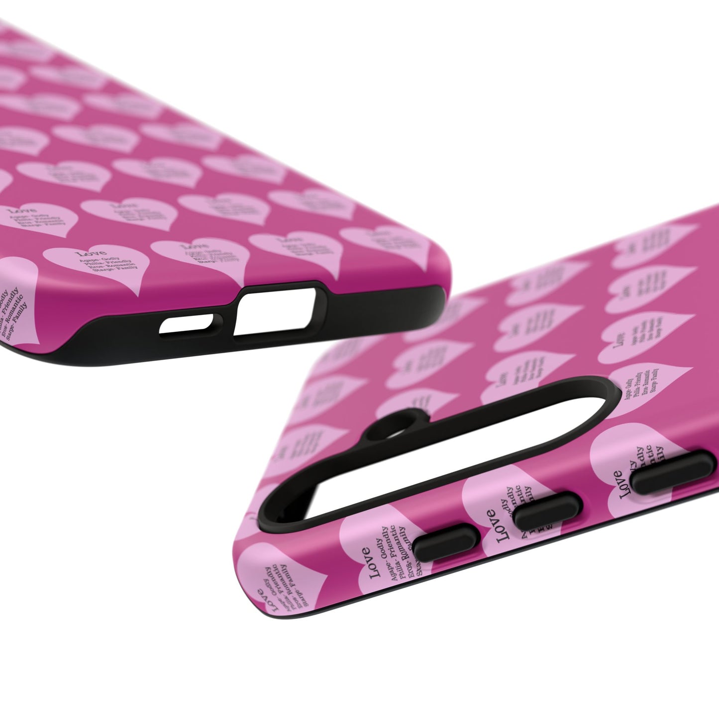 Hearts-A-Flutter Phone Case (Samsung)(Pink)
