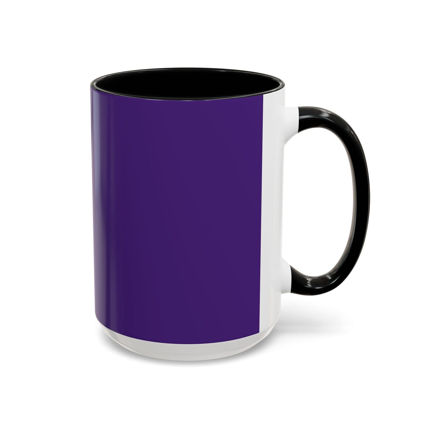 Charming Heart Accent Coffee Mug (Purple)