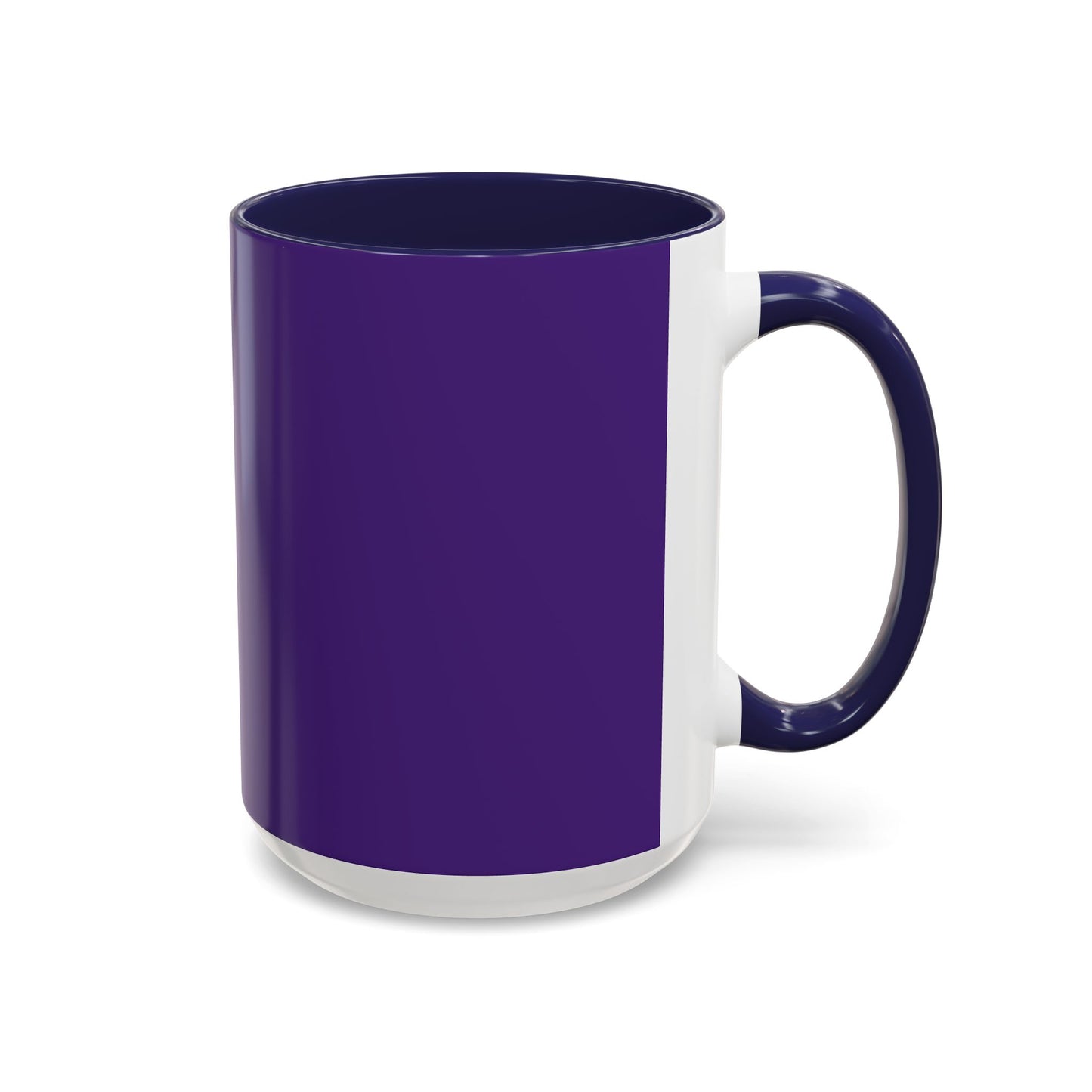 Charming Heart Accent Coffee Mug (Purple)
