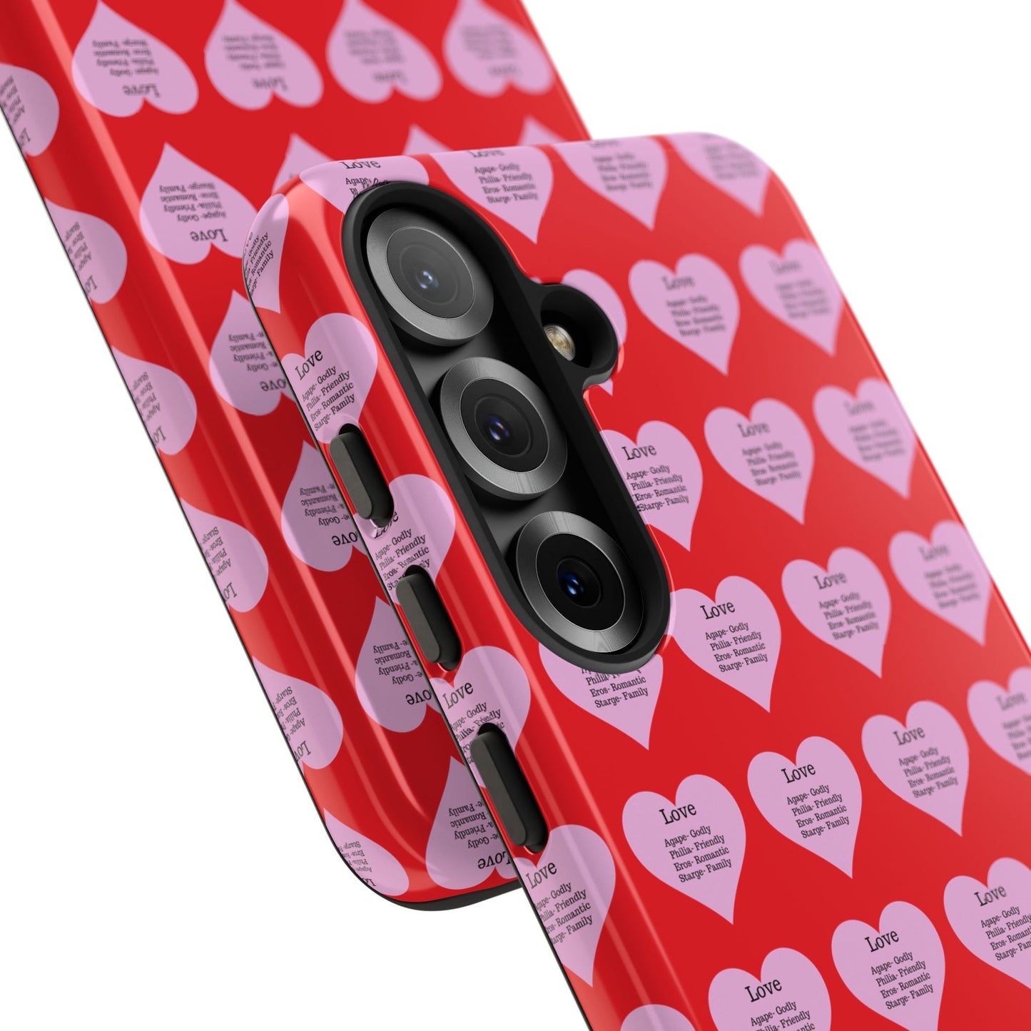 Hearts-A-Flutter Phone Case (Samsung)(Red)