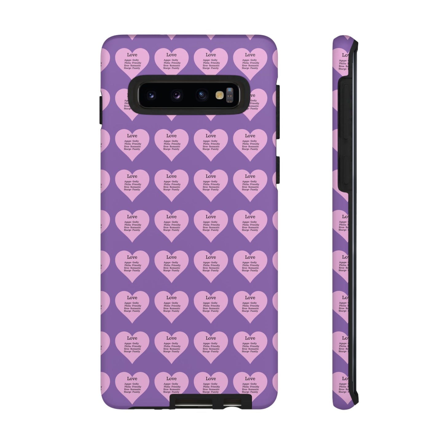 Hearts-A-Flutter Phone Case (Samsung)(Light purple)